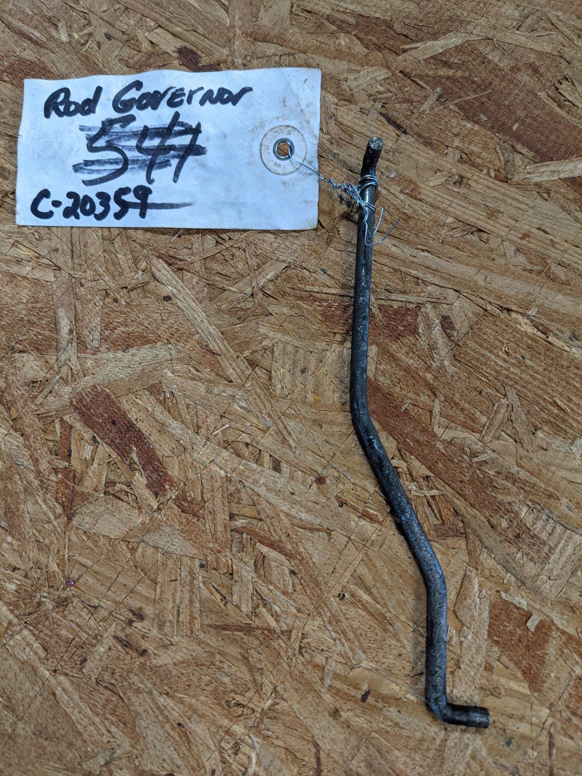 C20359 USED ONAN 150-1350` ROD - GOVERNOR CONTROL - Ingersoll/Case Tractor Part