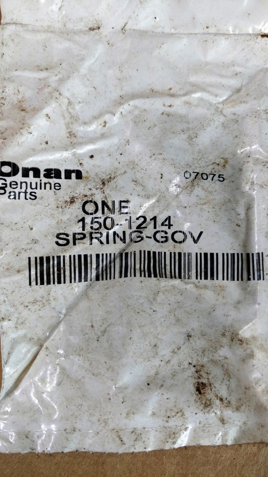 C20376 GOV SPRING - ONAN 150-1214 - Ingersoll/Case Tractor Part