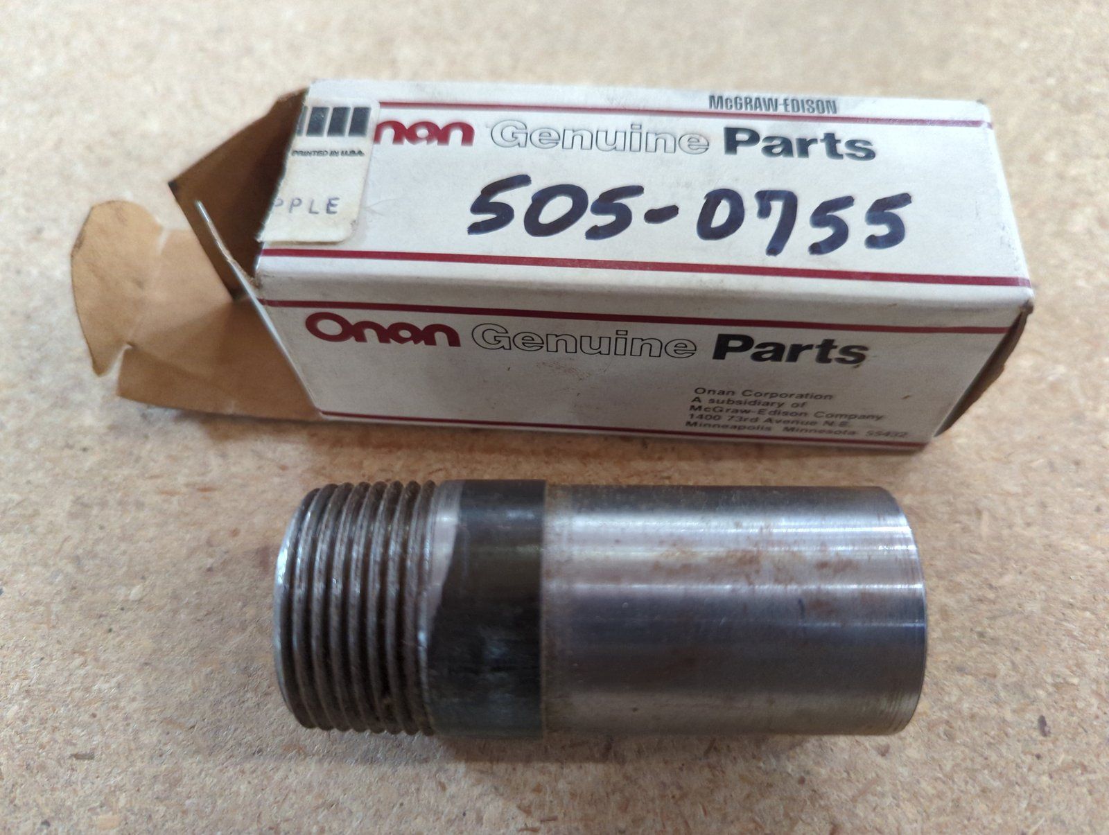 C20401 NIPPLE ONAN 505-0755 - Ingersoll/Case Tractor Part