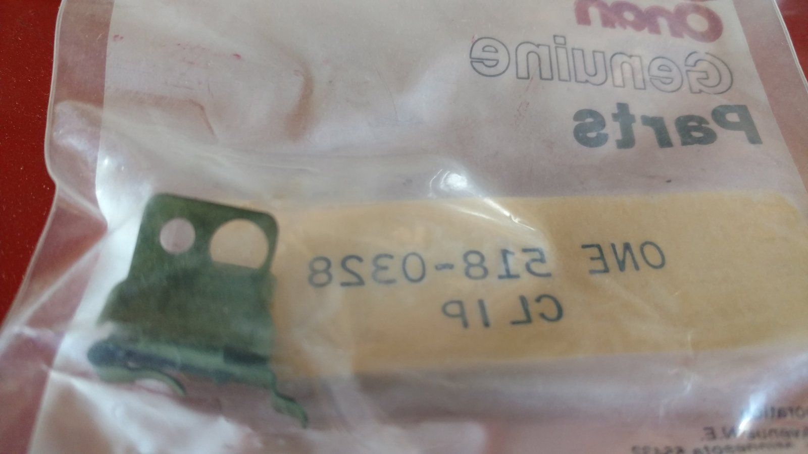 C20407 CHOKE CLIP ONAN 518-0328 - Ingersoll/Case Tractor Part