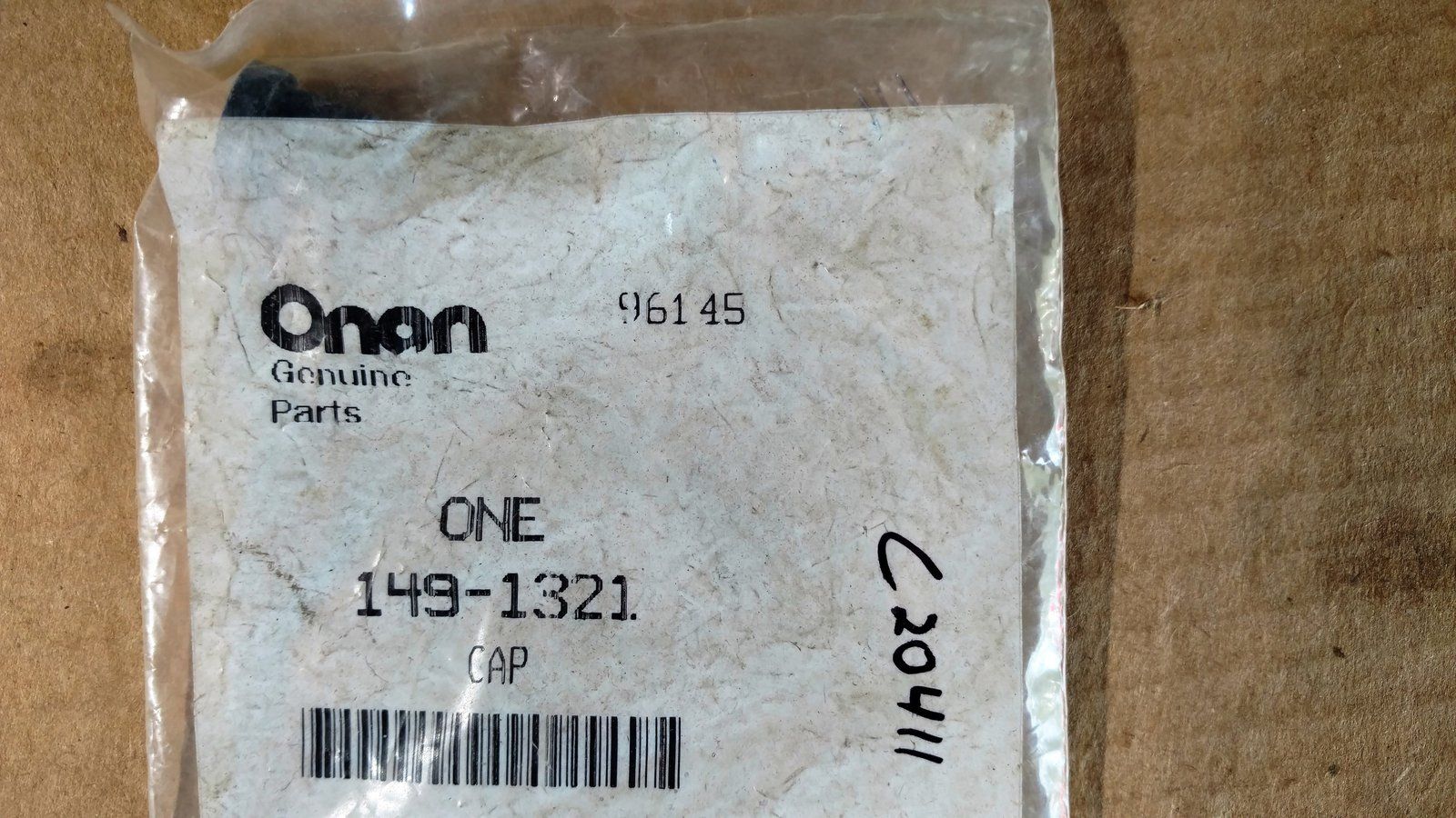 C20411 CAP - FUEL PUMP ONAN 149-1321 - Ingersoll/Case Tractor Part