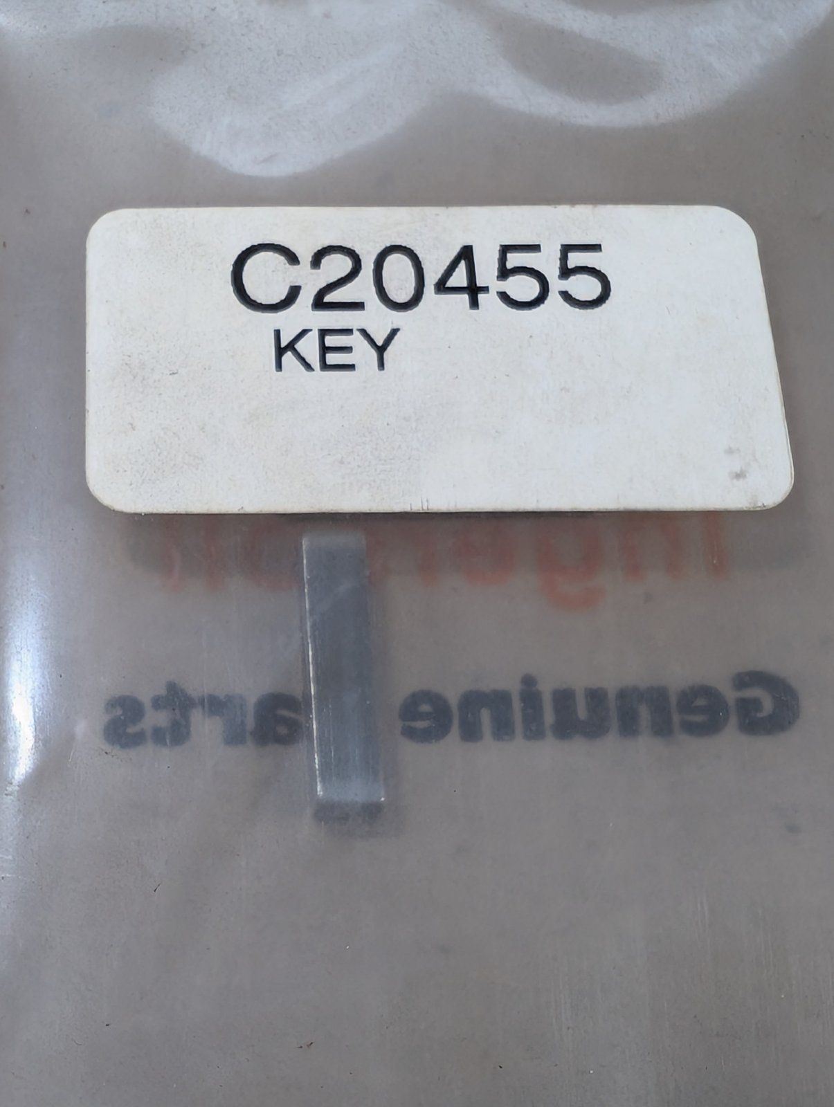 C20455 KEY SQ 3/16 X .806 - Ingersoll/Case Tractor Part