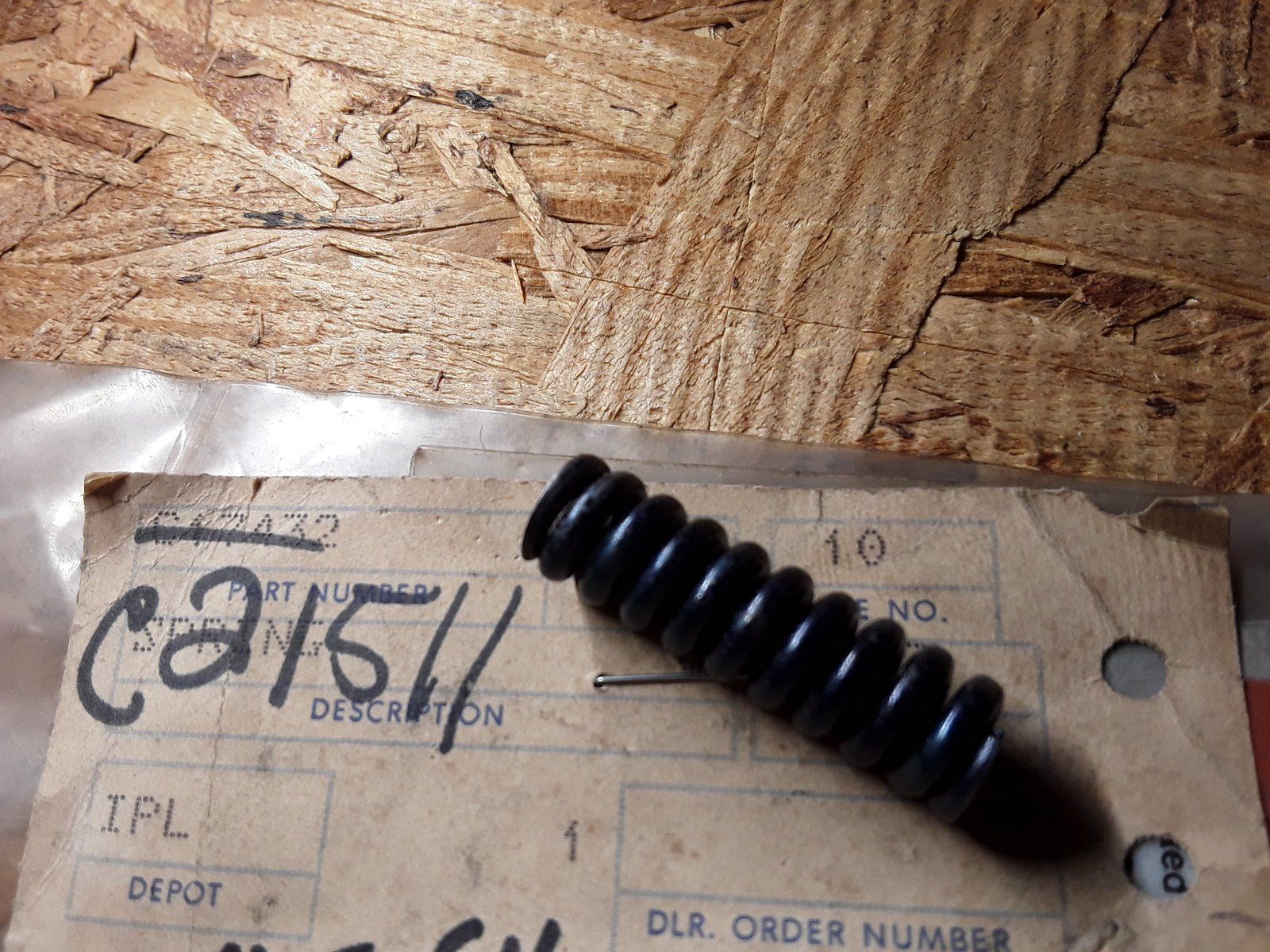 C21511 SPRING - RELIEF C17432 - Ingersoll/Case Tractor Part