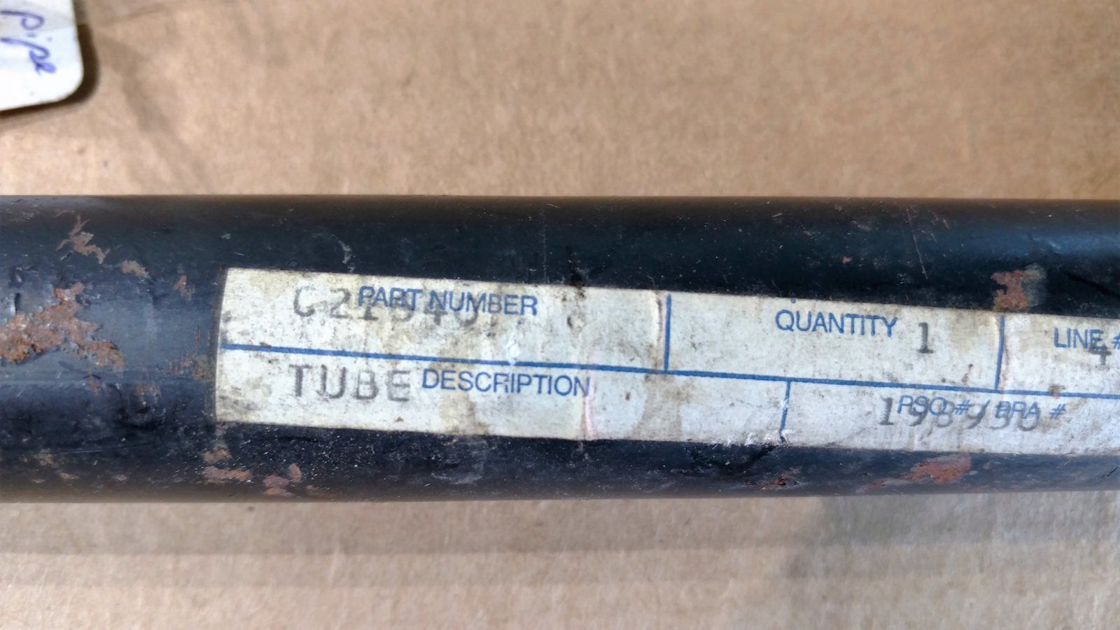 C21640 TUBE - L EXHAUST ASSY 1