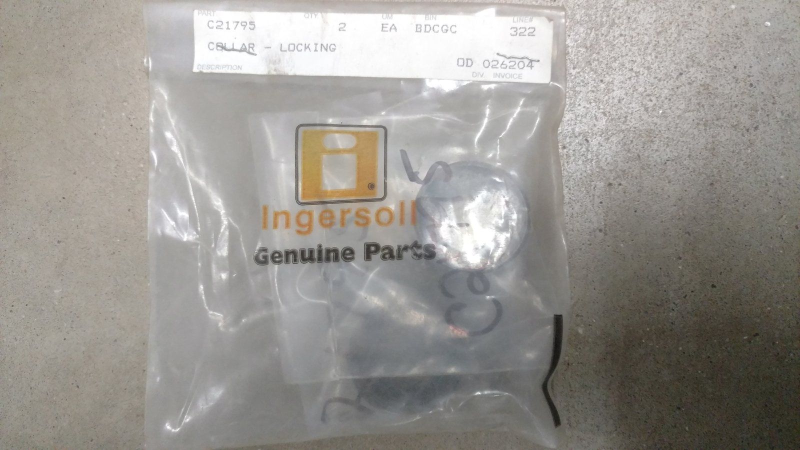 C21795 COLLAR - LOCKING - Ingersoll/Case Tractor Part