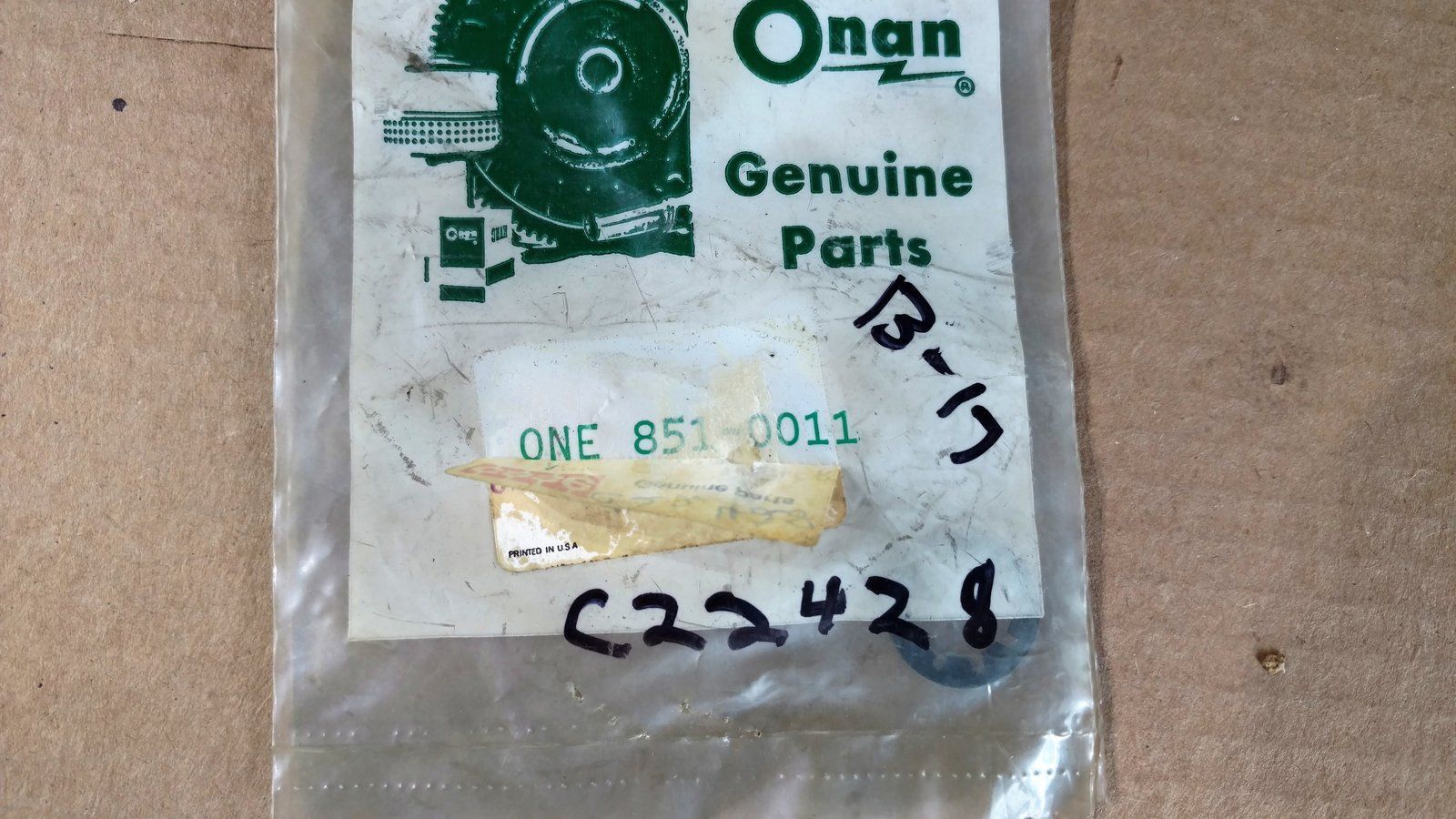 C22428 LOCK WASHER - ONAN 851-0011 - Ingersoll/Case Tractor Part