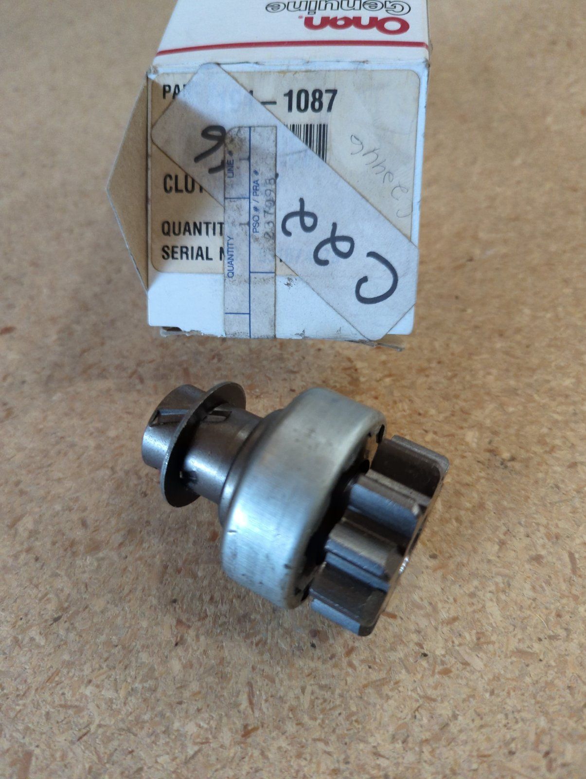 C22446 CLUTCH STARTER DRIVE ONAN 191-1087 - Ingersoll/Case Tractor Part