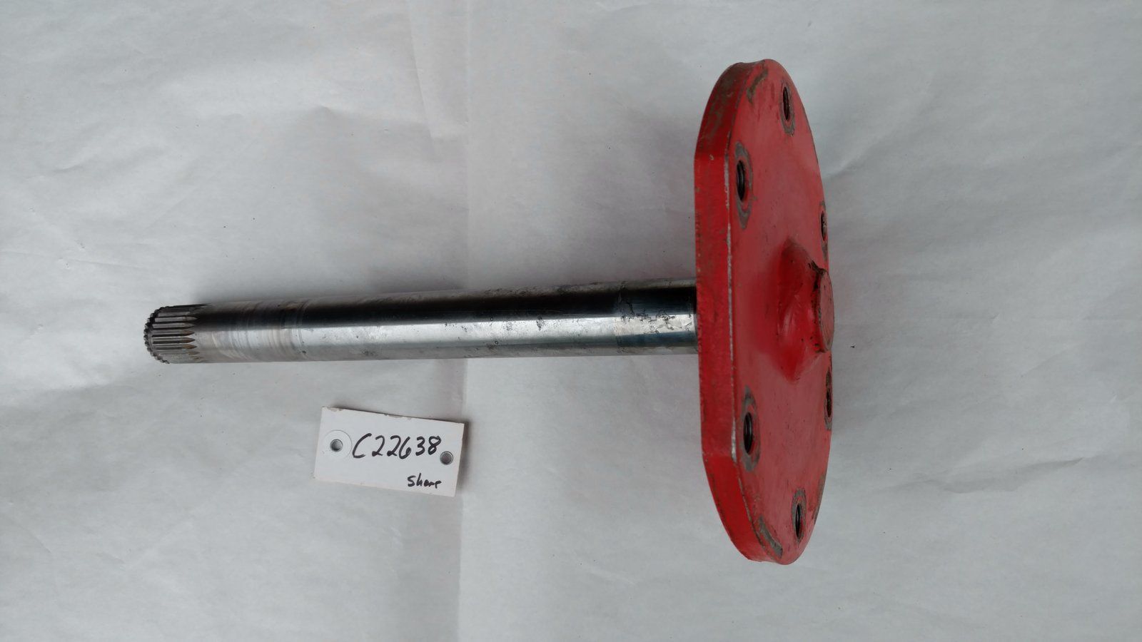 C22638 USED AXLE SHAFT SHORT RH - Ingersoll/Case Tractor Part