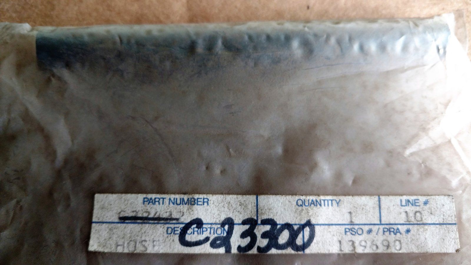 C23300 FUEL HOSE ONAN 503-0707 C20395 503-644 - Ingersoll/Case Tractor Part