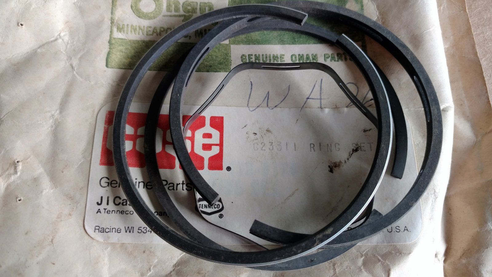 C23311 RING SET ONAN 113-0174 - Ingersoll/Case Tractor Part