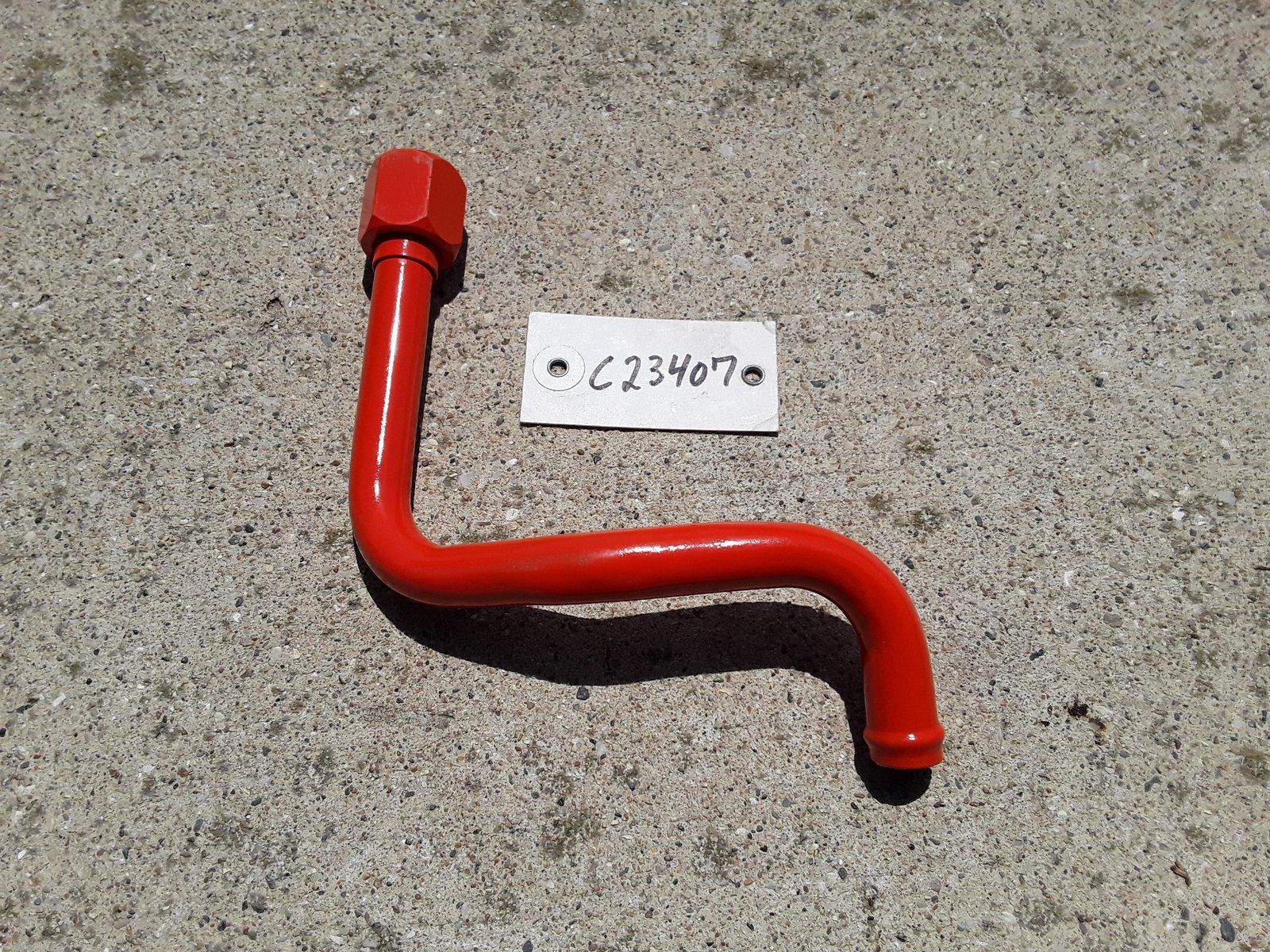 C23407 TUBE-BYPASS TO RETURN (L19 FLOW CONTROL) - Ingersoll/Case Tractor Part