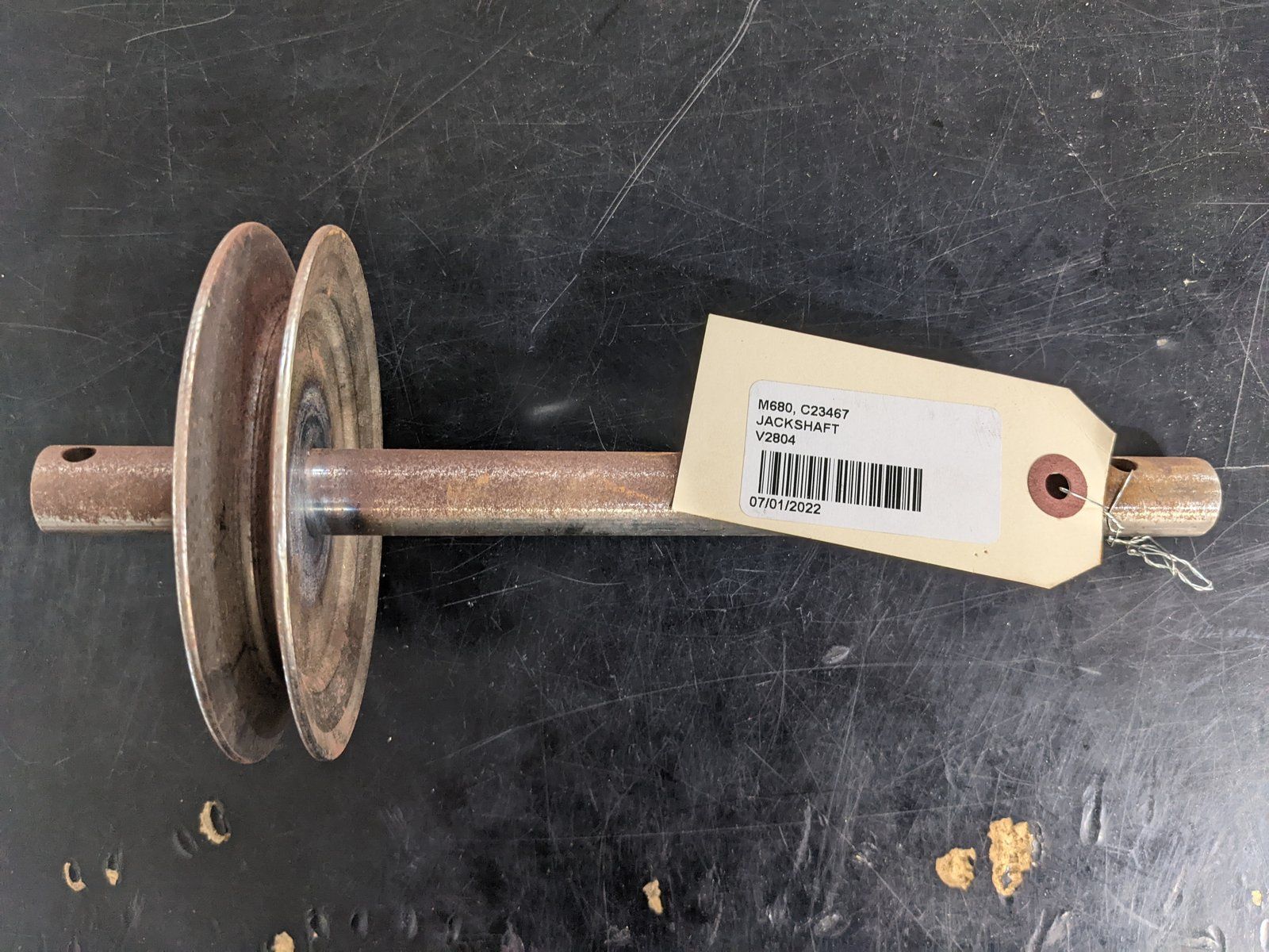 C23467 JACKSHAFT ASSY (210) C21675 - Ingersoll/Case Tractor Part