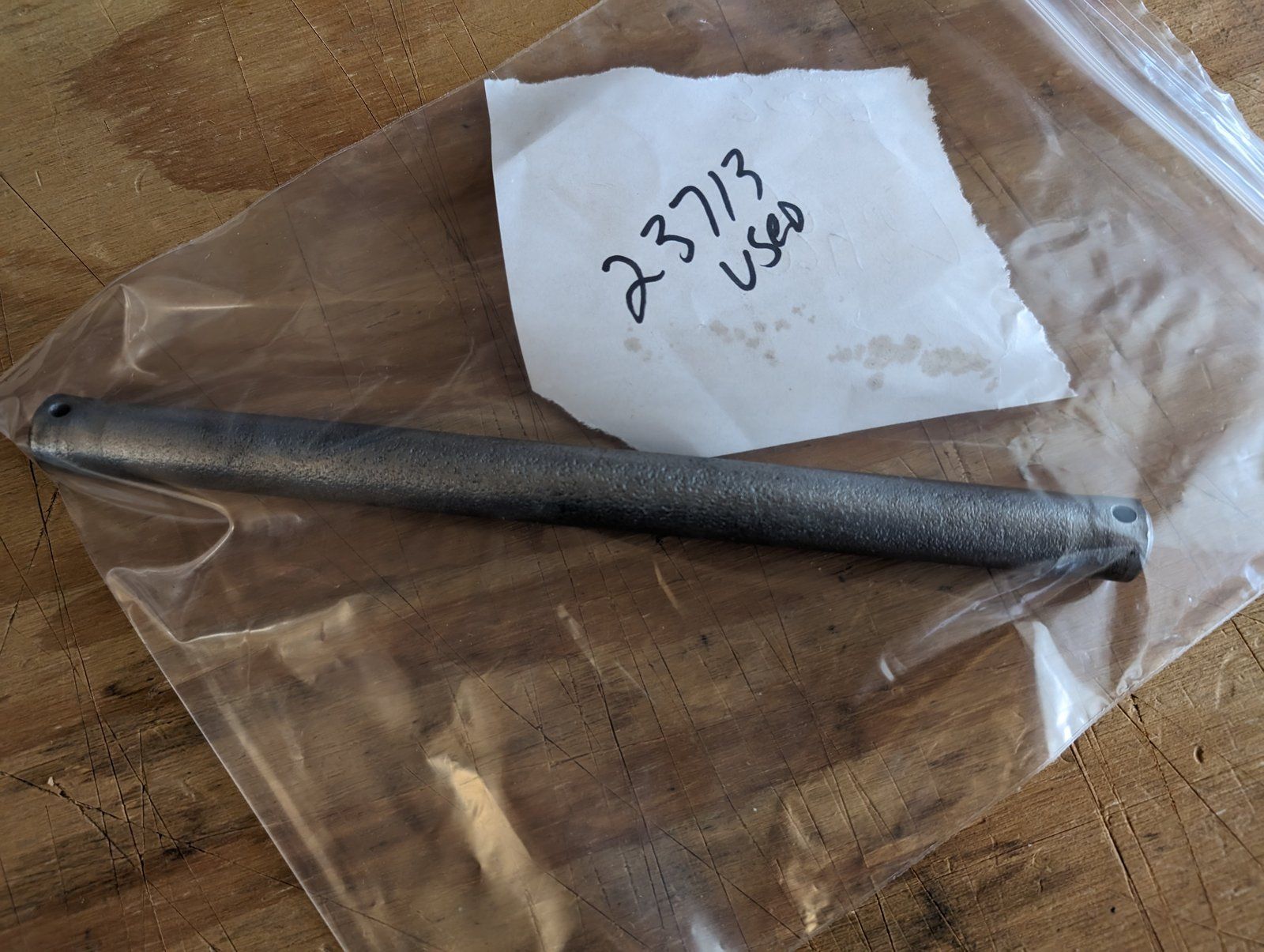 C23713 USED PIN-LIFT ARM PIVOT .6387x9.12 SNOW DIRT BLADE - Ingersoll/Case Tractor Part