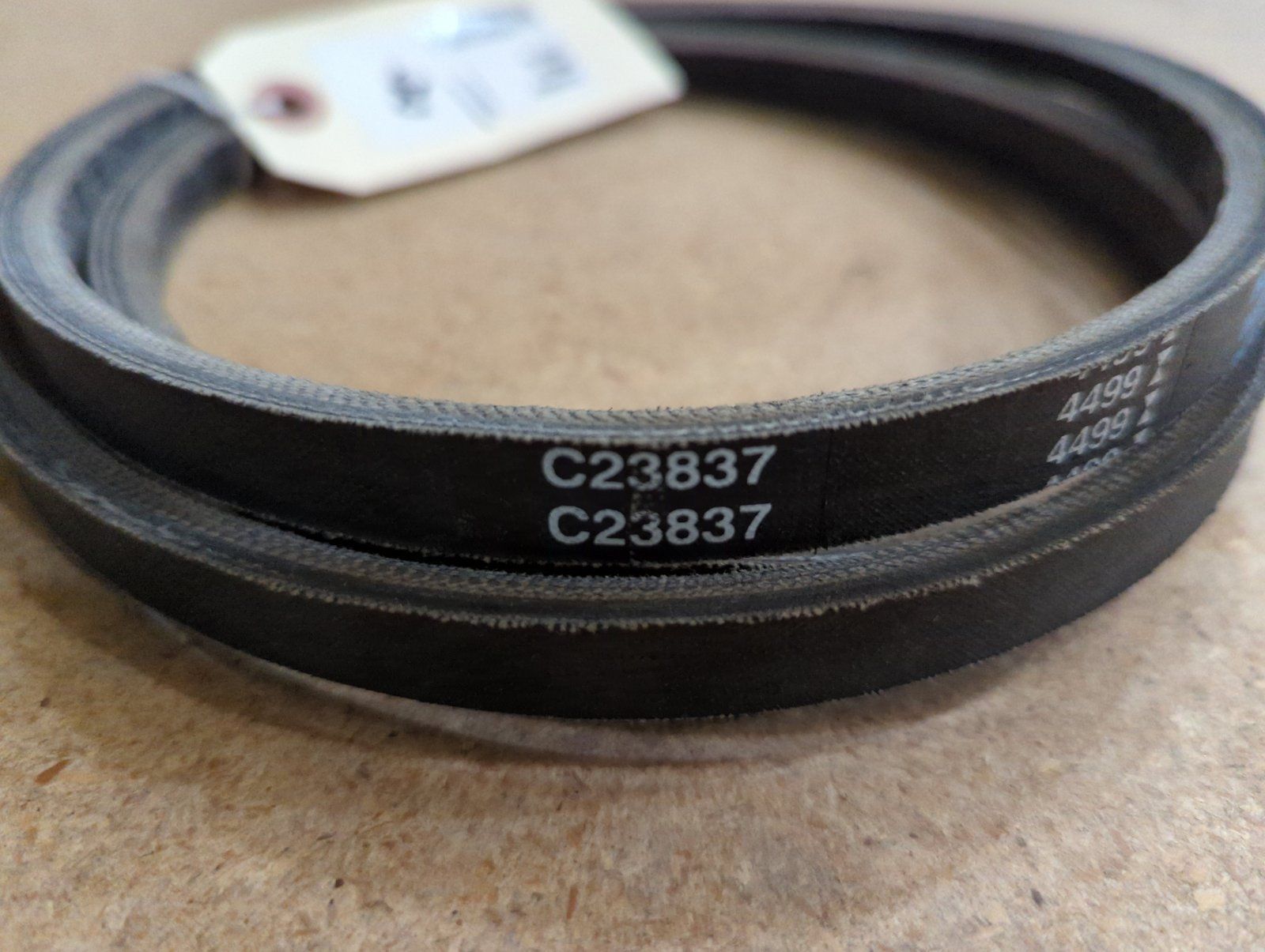 C23837 BELT - "A"x71.0" J72 TILLER C19161 - Ingersoll/Case Tractor Part