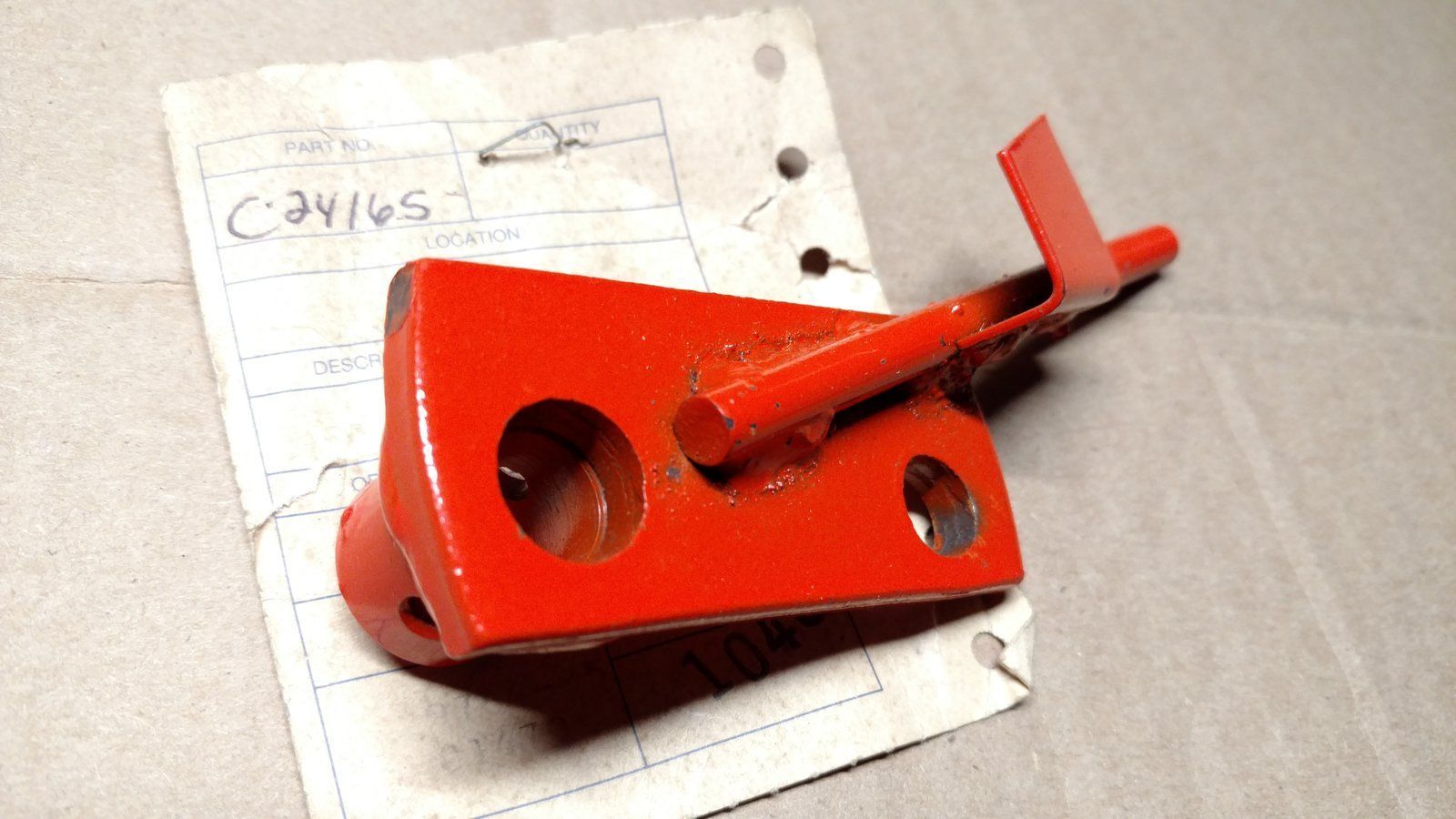 C24165 ARM - TRAVEL CONTROL MOD 80 - Ingersoll/Case Tractor Part