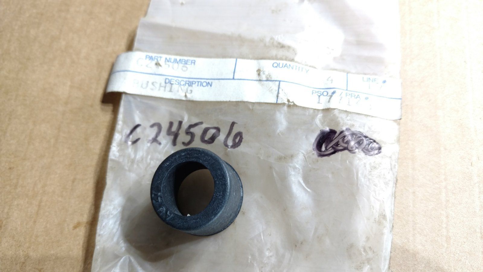 C24506 BUSHING - ENGINE MT INSERT - Ingersoll/Case Tractor Part