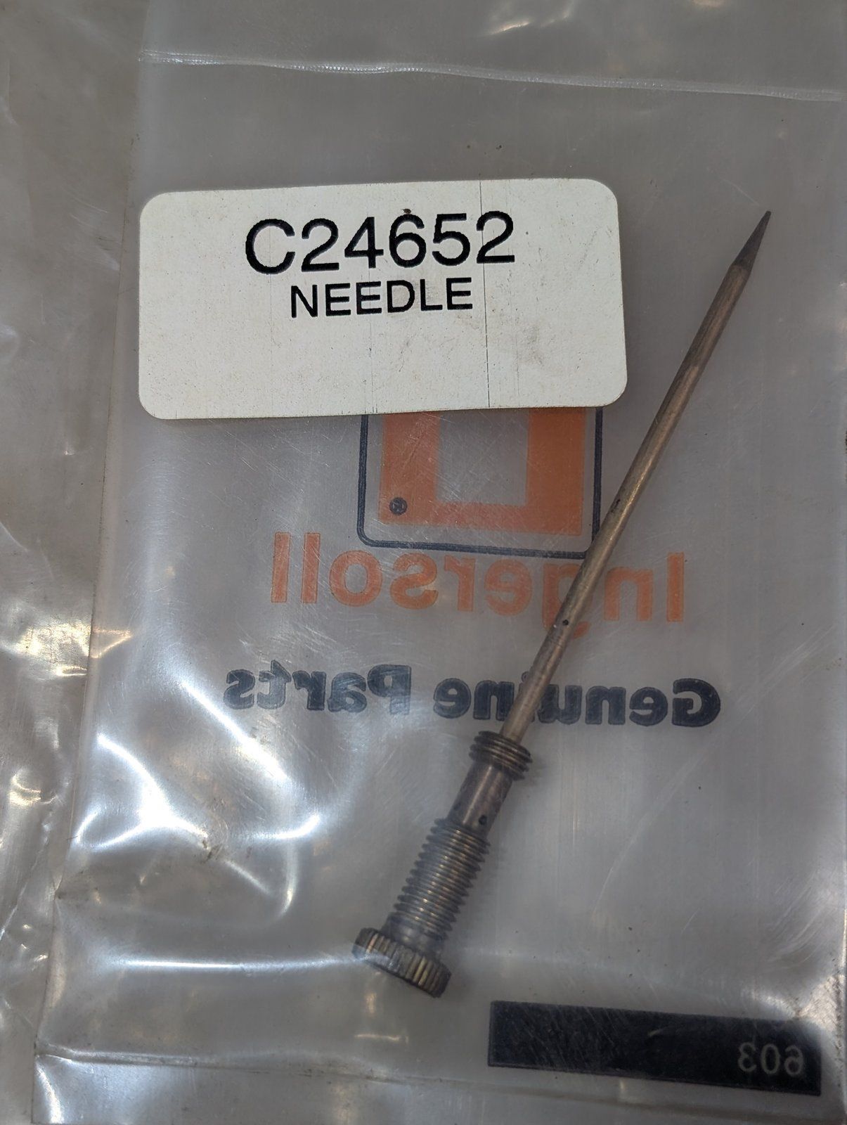 C24652 NEEDLE MAIN FUEL ADJ KOHLER 4710301 - Ingersoll/Case Tractor Part