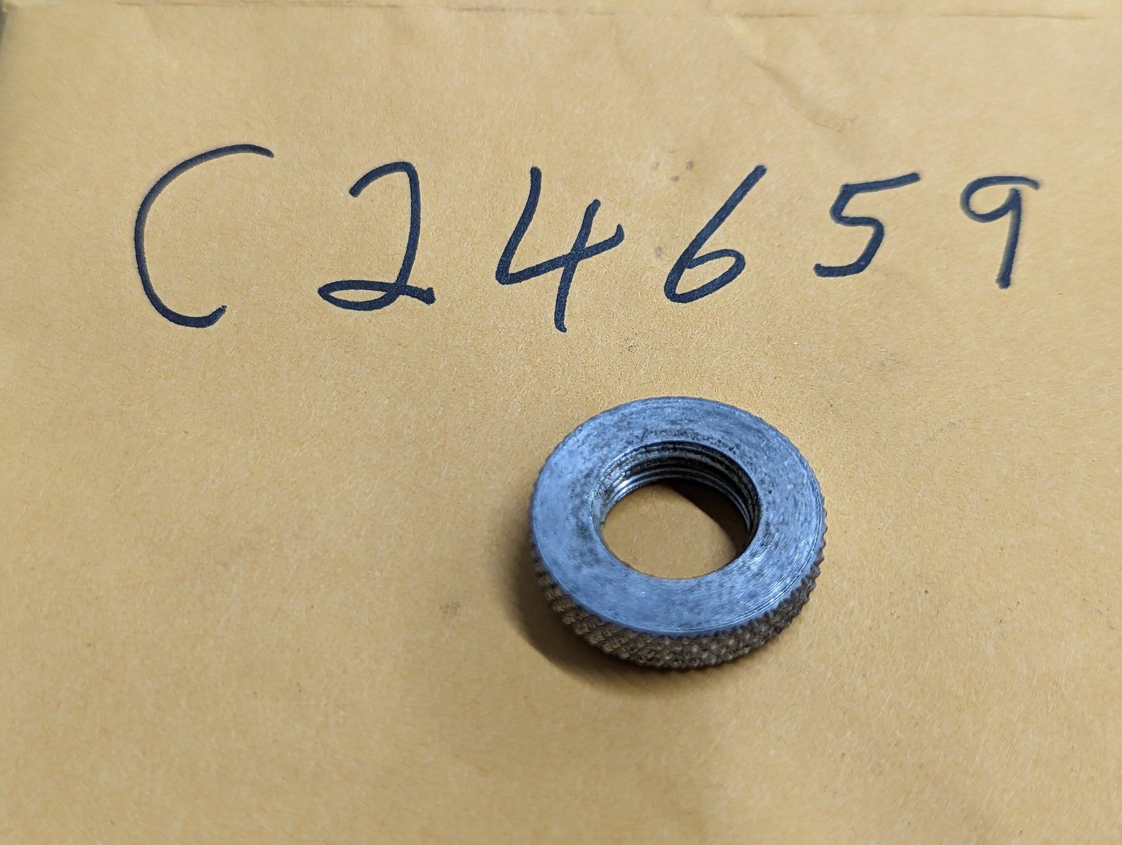 C24659 USED NUT-KNURLED C31622 C43920 - Ingersoll/Case Tractor Part