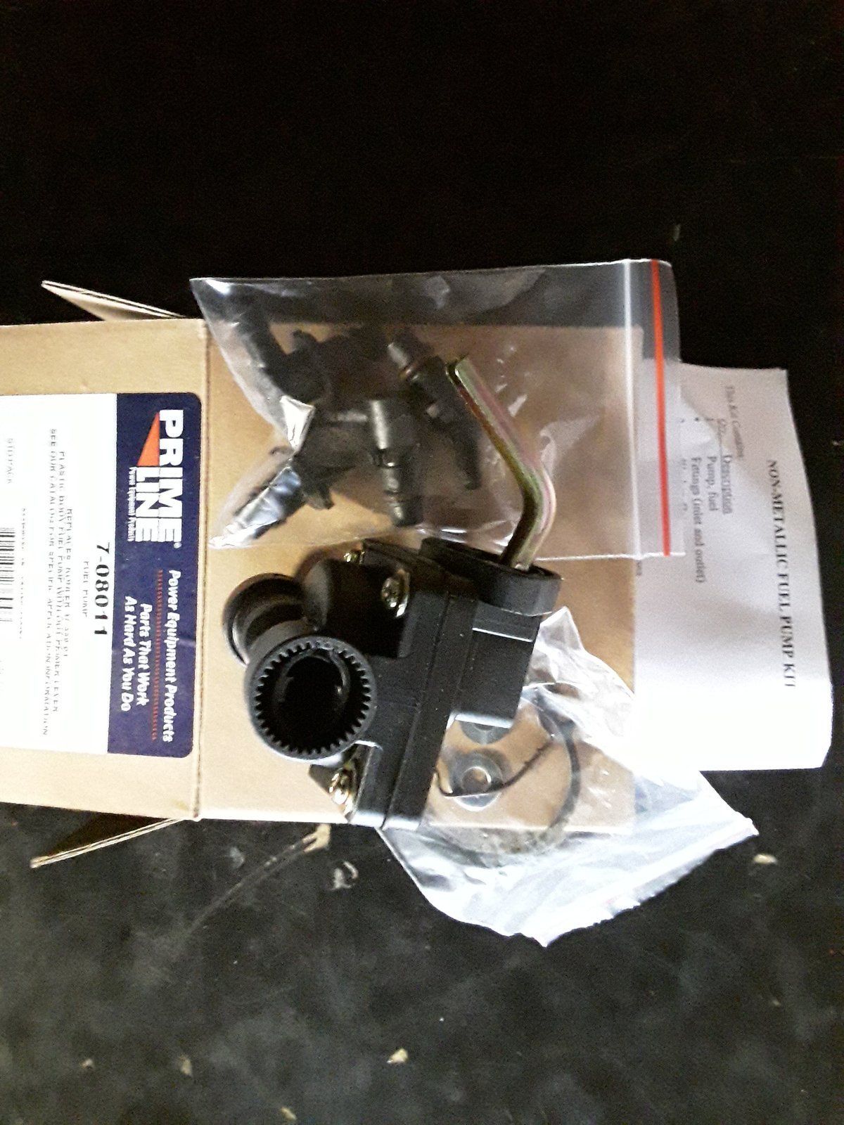C24851 7-08011 FUEL PUMP - KOHLER 4755911S KO230675 KO236387 C22987 C22988 C24851 - Ingersoll/Case Tractor Part