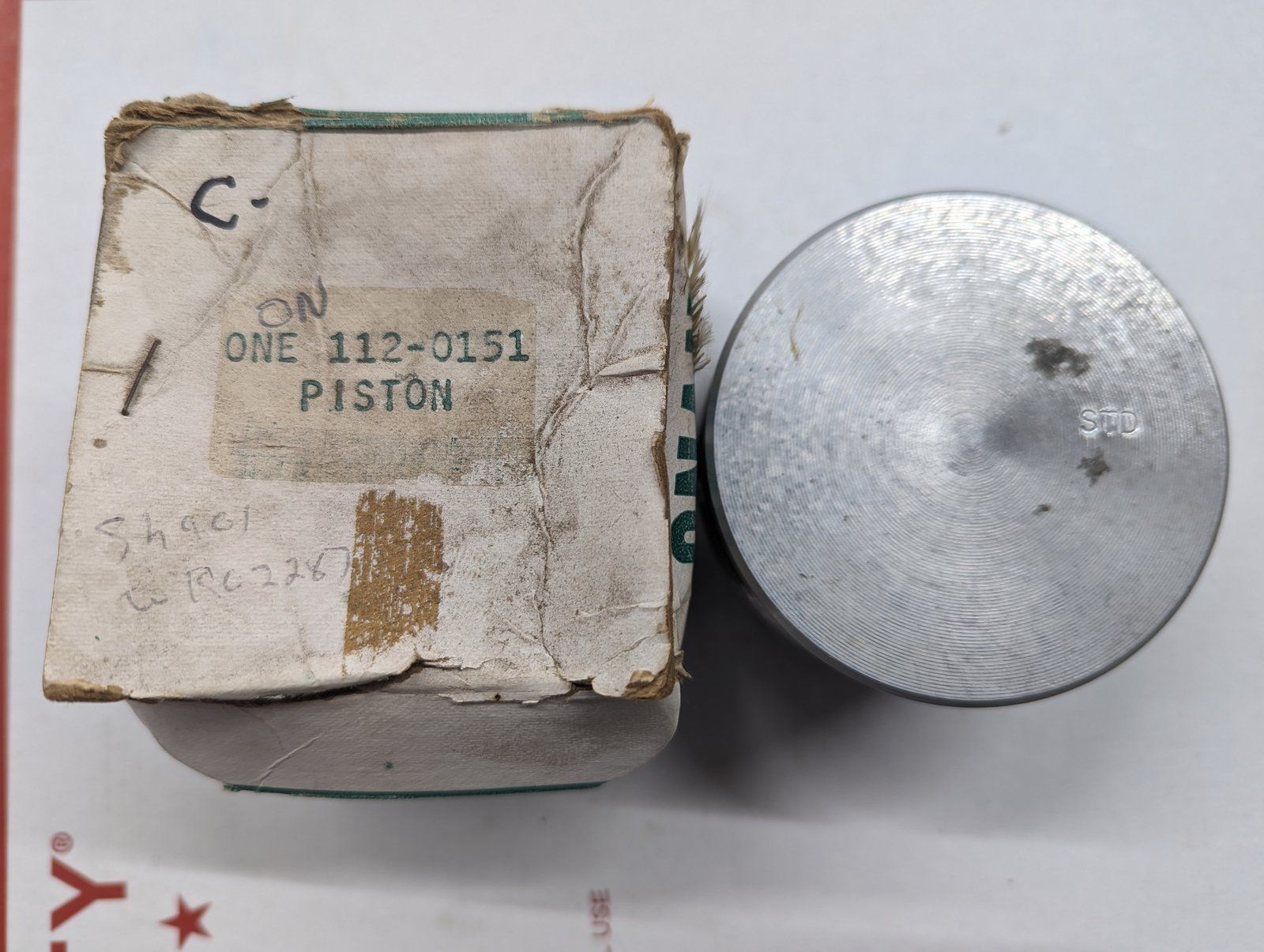 C24931 ONAN 112-0151 PISTON STD - Ingersoll/Case Tractor Part
