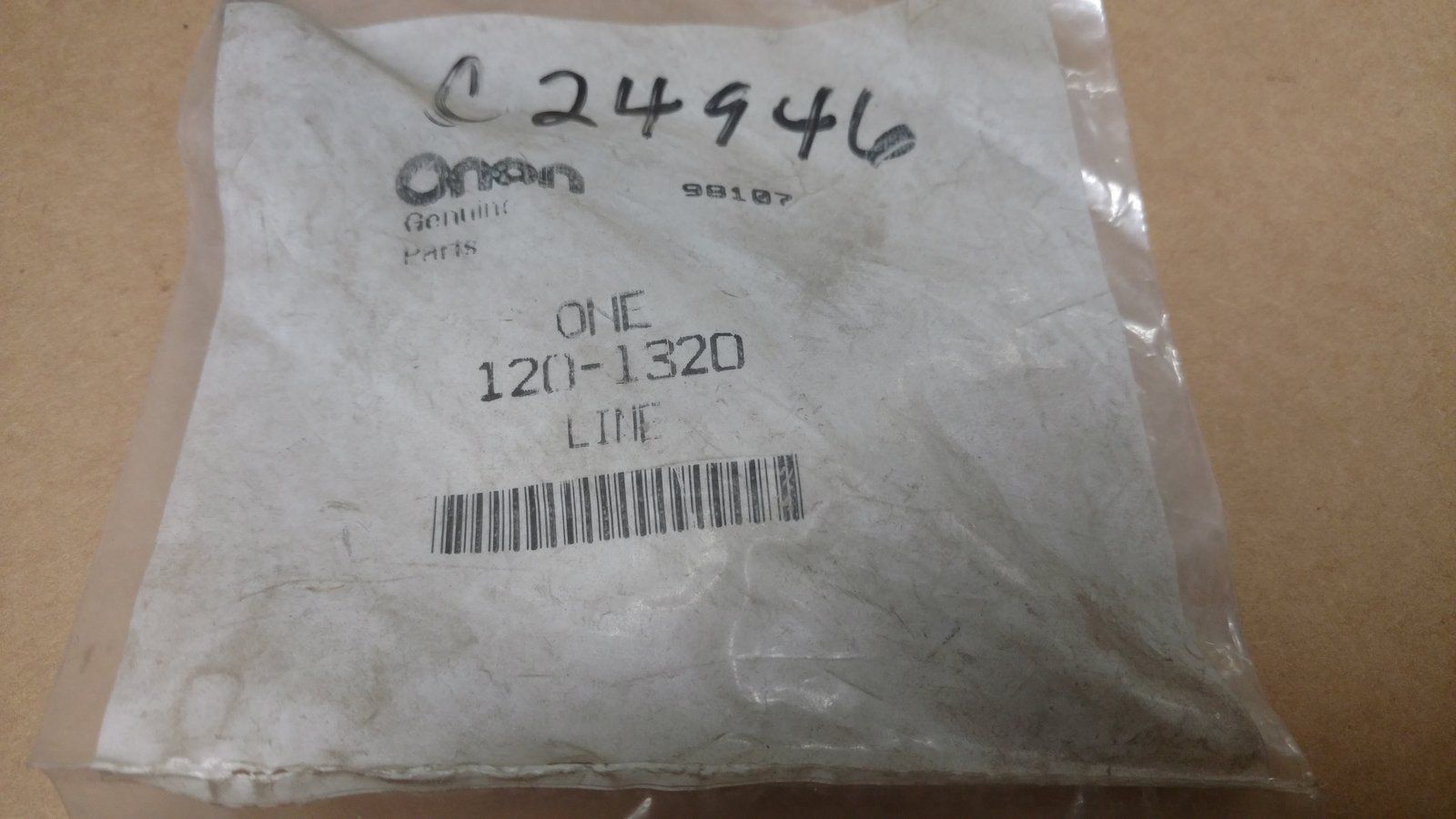 C24946 TUBE ONAN 120-1320 - Ingersoll/Case Tractor Part