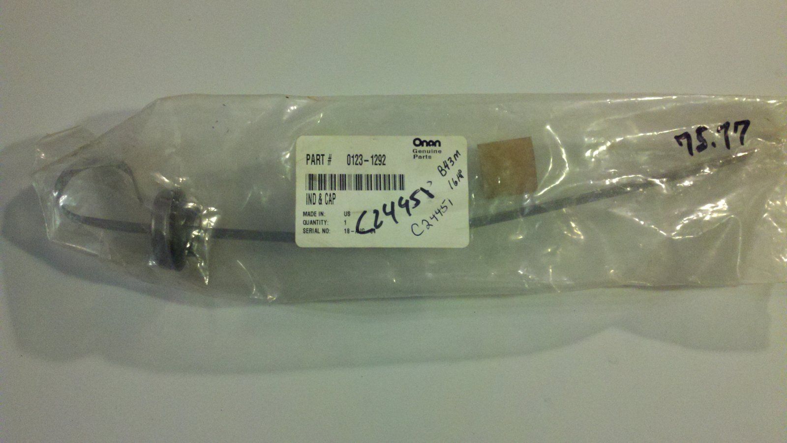 C24958 ONAN #123-1292` DIPSTICK - Ingersoll/Case Tractor Part
