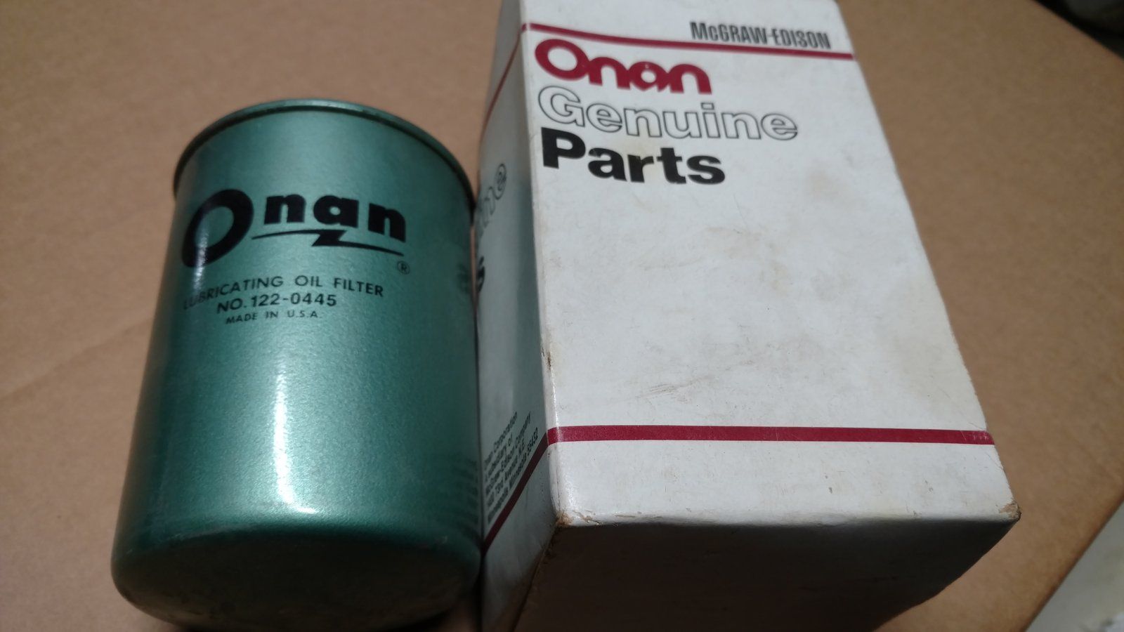 C25042 ONAN OIL FILTER 122-0445 122-0800 - Ingersoll/Case Tractor Part