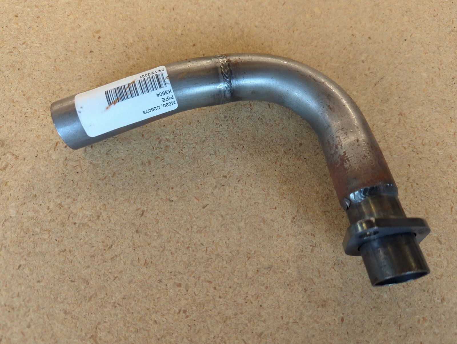 C25073 PIPE & FLANGE WMT -RT EXHAUST - ONAN - Ingersoll/Case Tractor Part