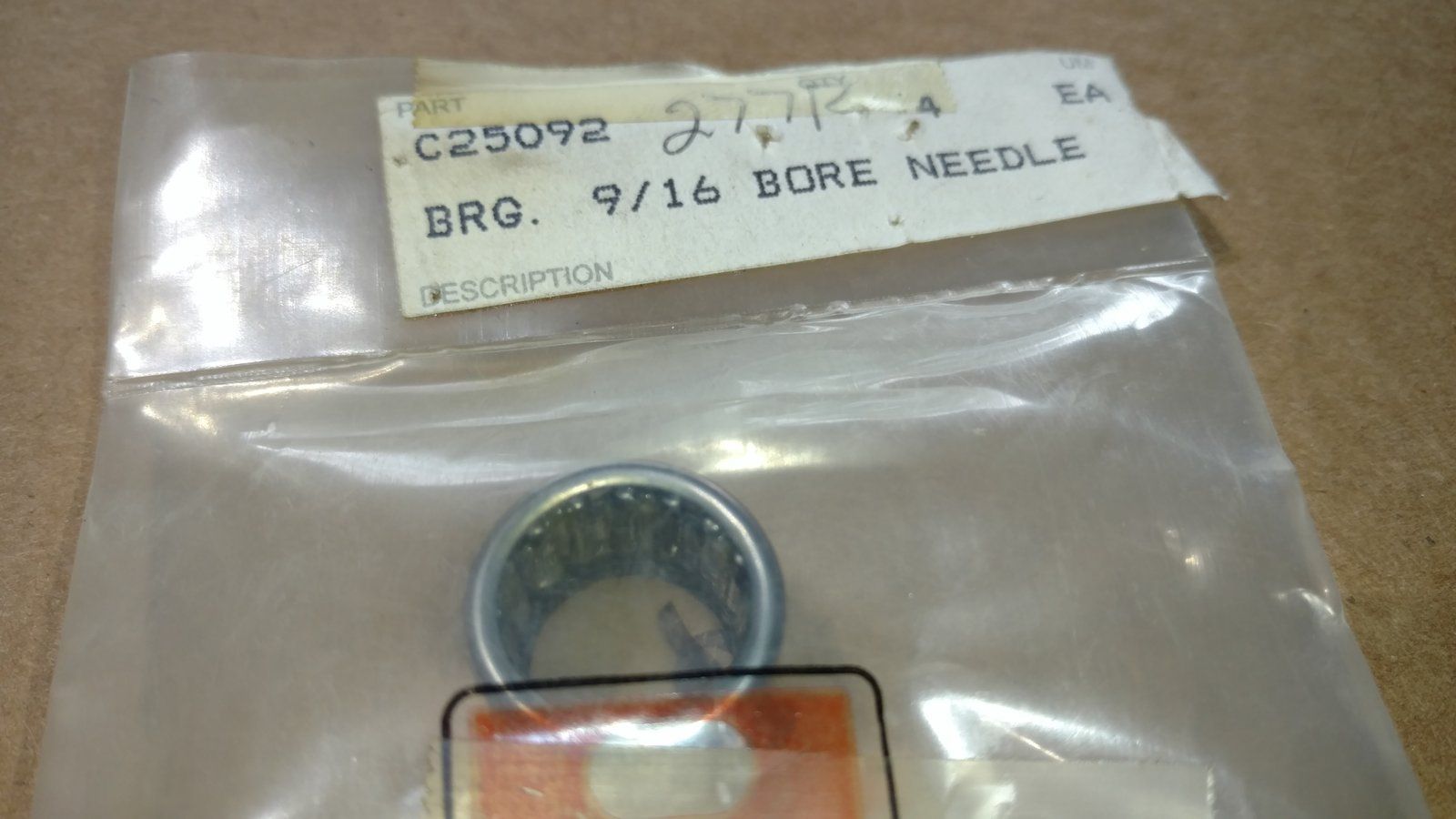 C25092 BEARING 9/16 BORE - NEEDLE - Ingersoll/Case Tractor Part