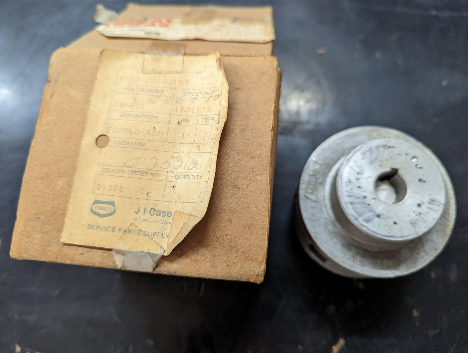 C25210 COUPLING ASSY FLEX .626X1.438 AL-110 - Ingersoll/Case Tractor Part