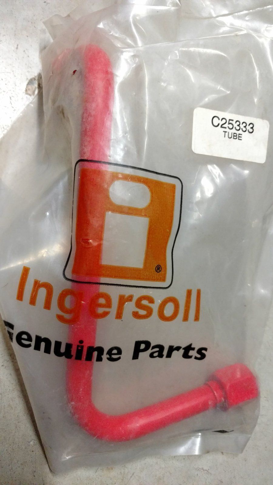 C25333 TUBE - VALVE TO LOWER MOTOR - Ingersoll/Case Tractor Part