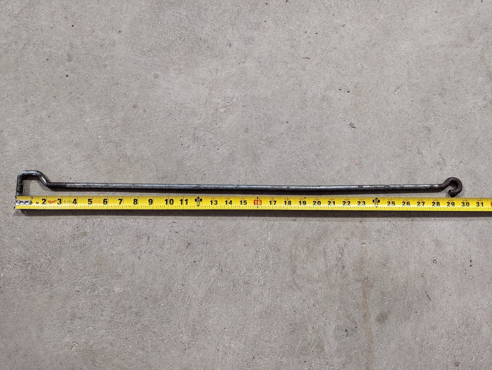 C25461 USED CHUTE CONTROL HANDLE (CAB) - Ingersoll/Case Tractor Part
