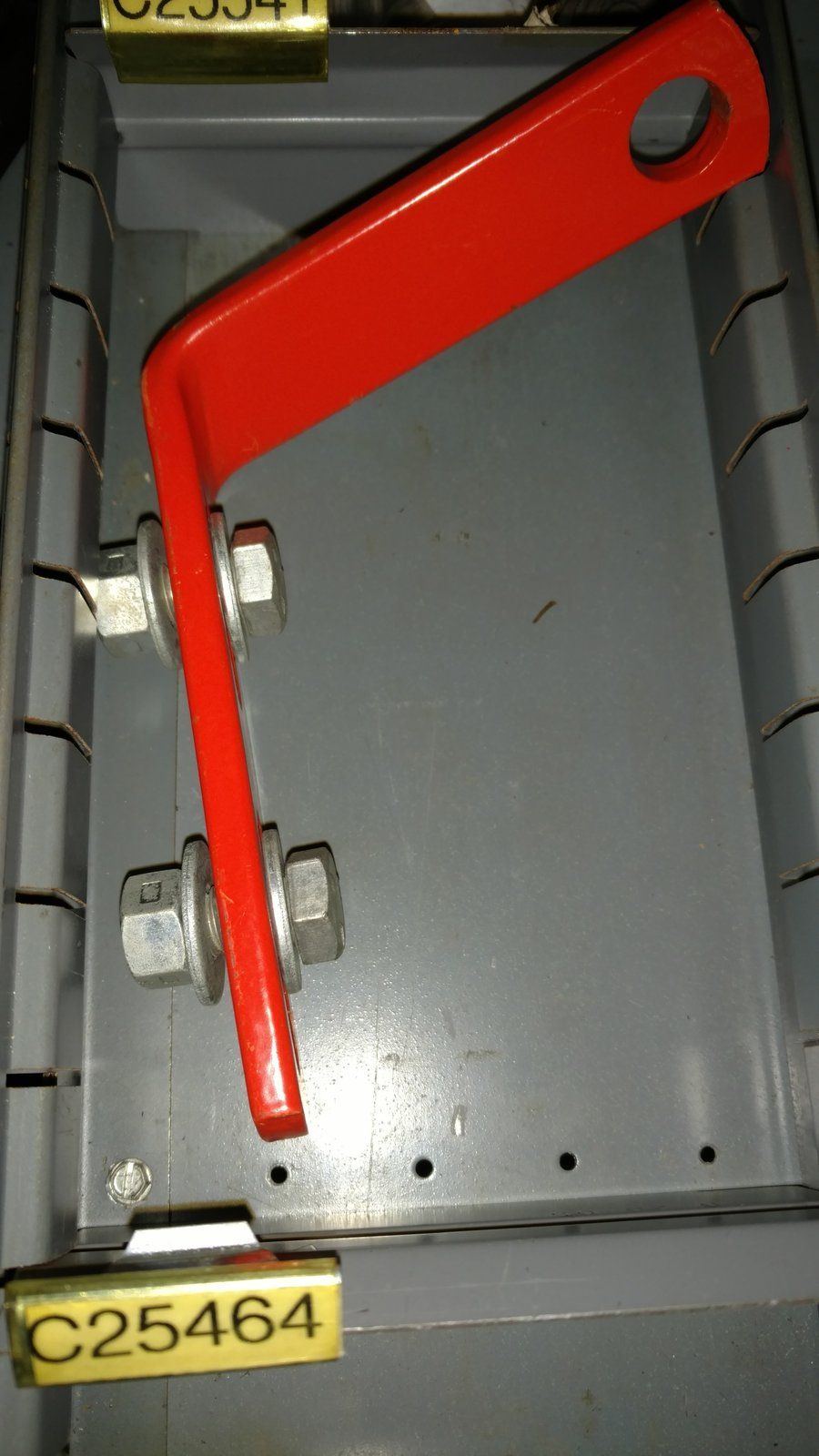 C25464 CAB CHUTE CONTROL HANDLE MOUNTING BRACKET - Ingersoll/Case Tractor Part