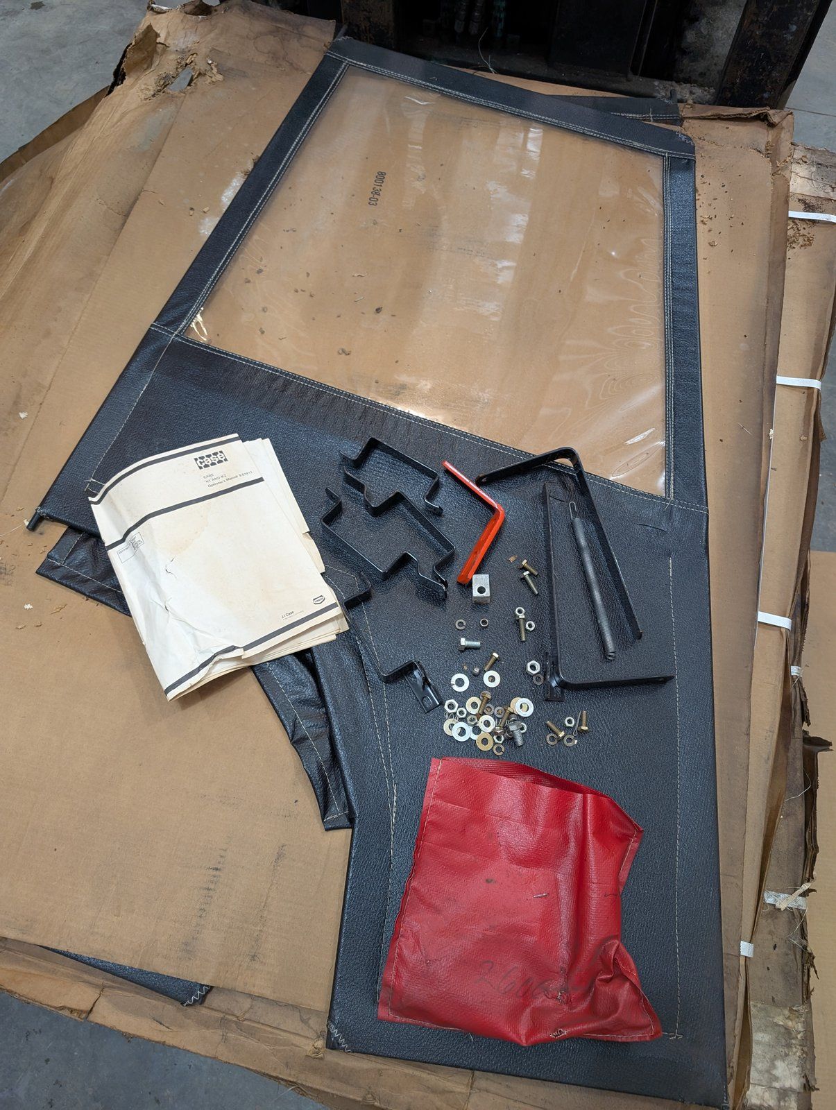 C25696 K2 CAB DOORS WITH Hardware - Ingersoll/Case Tractor Part
