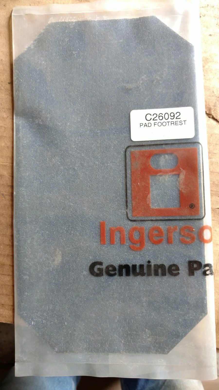 C26092 PAD - FOOT REST C47975 - Ingersoll/Case Tractor Part