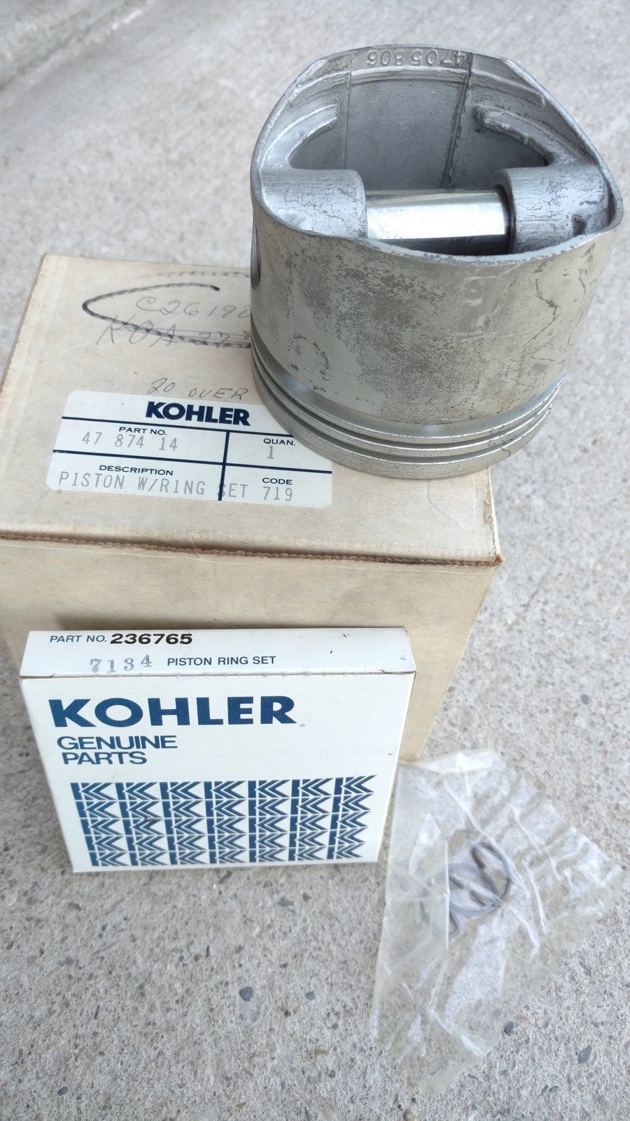 C26190 PISTON ASSY 4787414 237404 - Ingersoll/Case Tractor Part