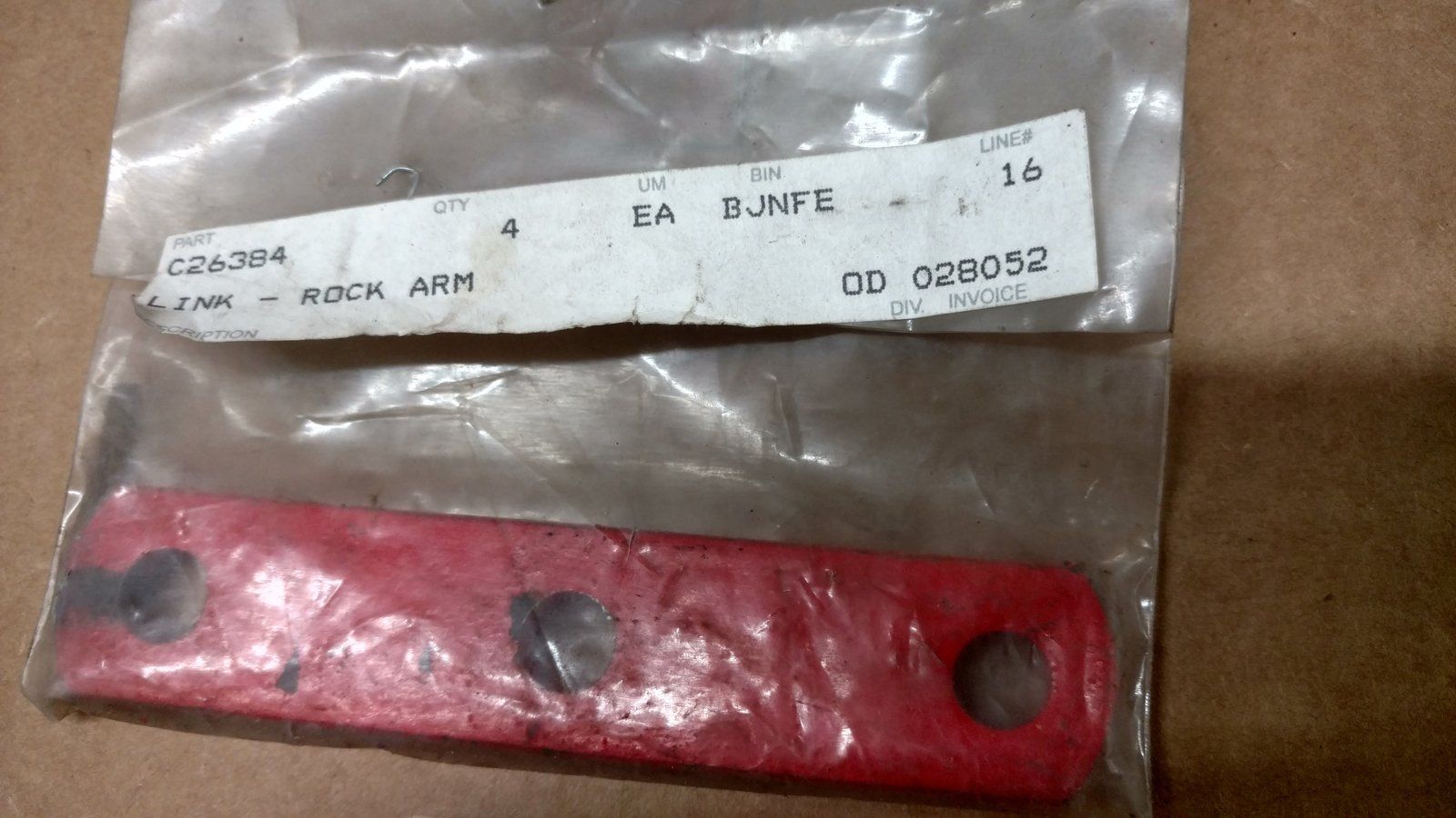C26384 LINK - ROCK ARM K48-RM60 - Ingersoll/Case Tractor Part