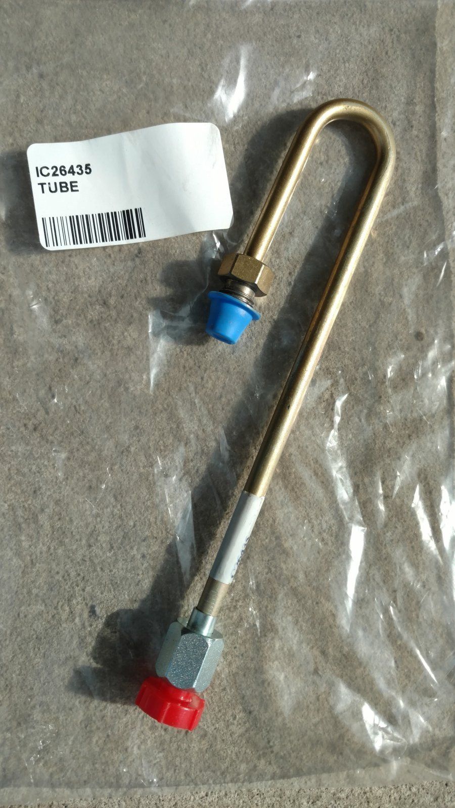 C26435 TUBE (HYD) LIFT CYL. BASE END - Ingersoll/Case Tractor Part