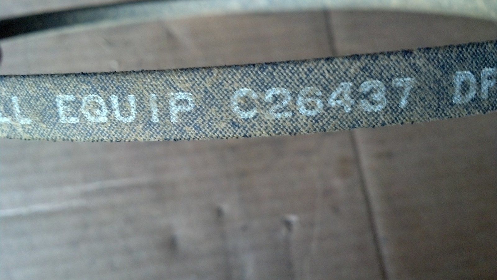 C26437 BELT - CLUTCHING C18919 - Ingersoll/Case Tractor Part
