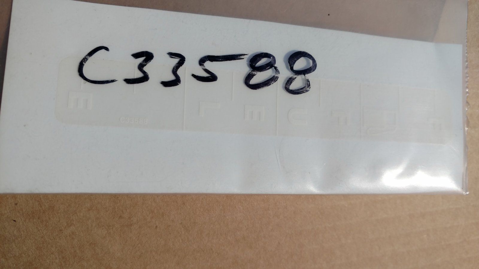 C26699 USE C33588 DECAL FUEL LEVEL - Ingersoll/Case Tractor Part