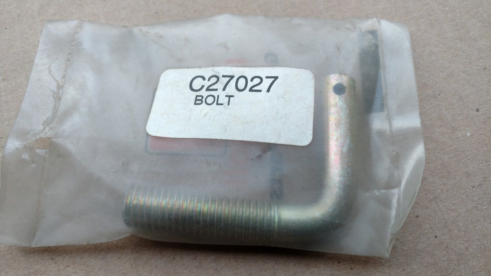C27027 J BOLT 1/2x2.25