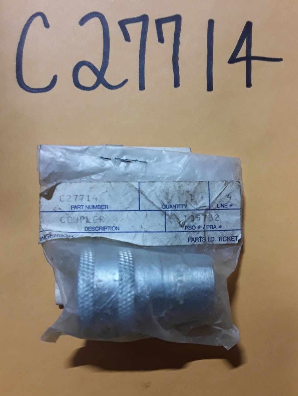 C27714 KIT - COUPLING C41044 C43915 - Ingersoll/Case Tractor Part