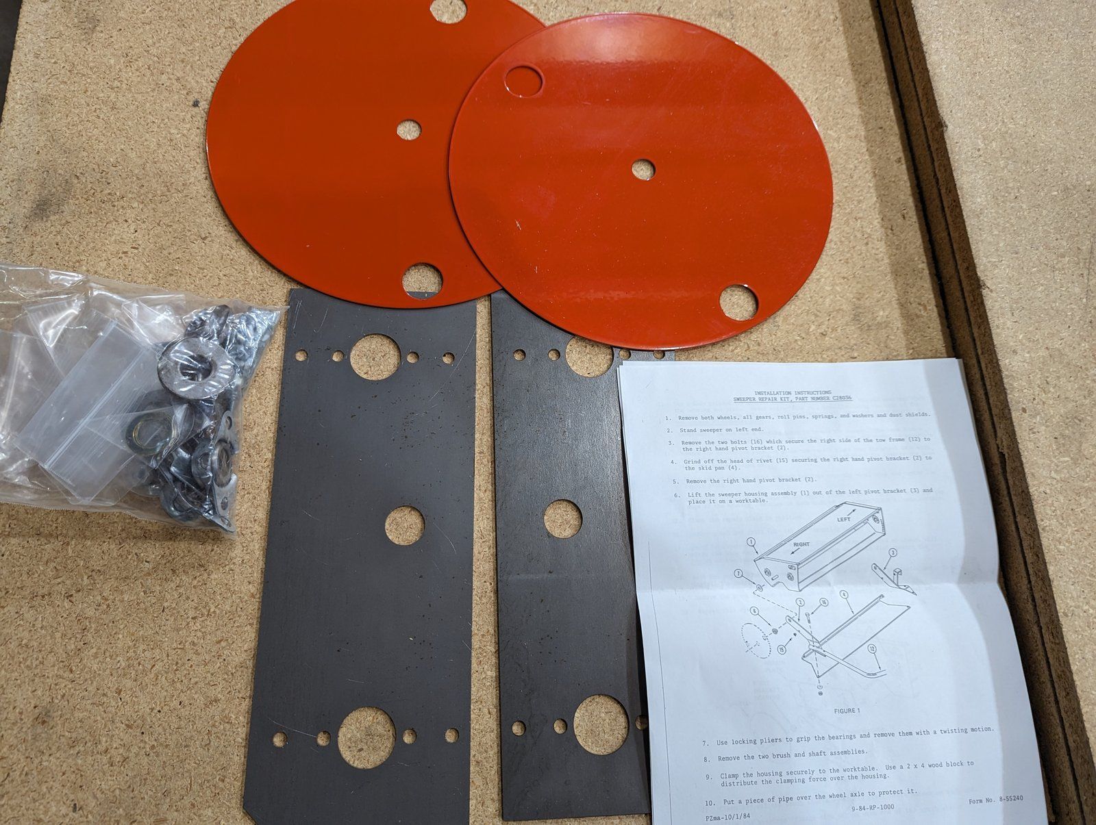 C28036 KIT - SWEEPER REPAIR - Ingersoll/Case Tractor Part