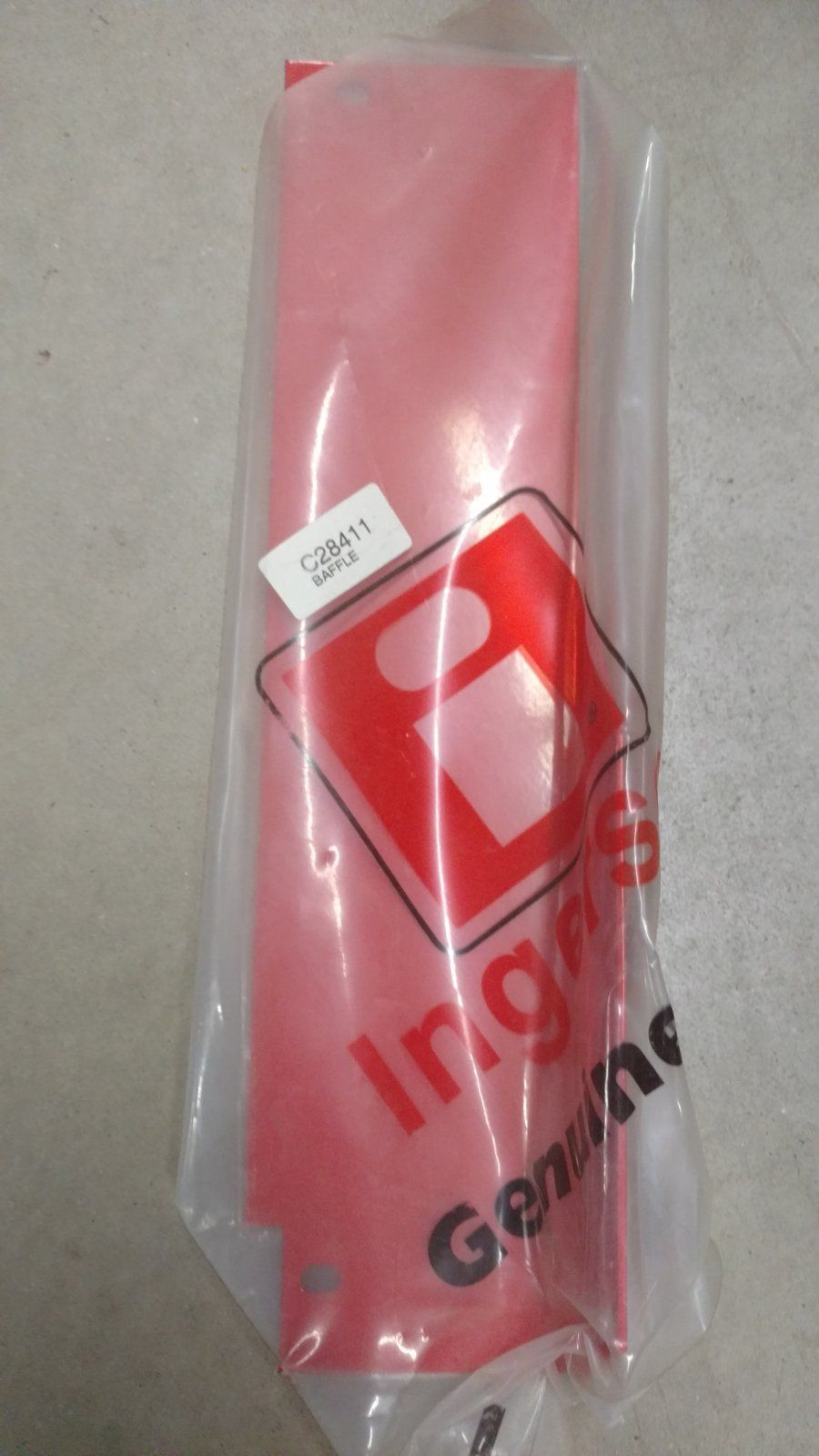 C28411 BAFFLE - MOWER (B98) - Ingersoll/Case Tractor Part