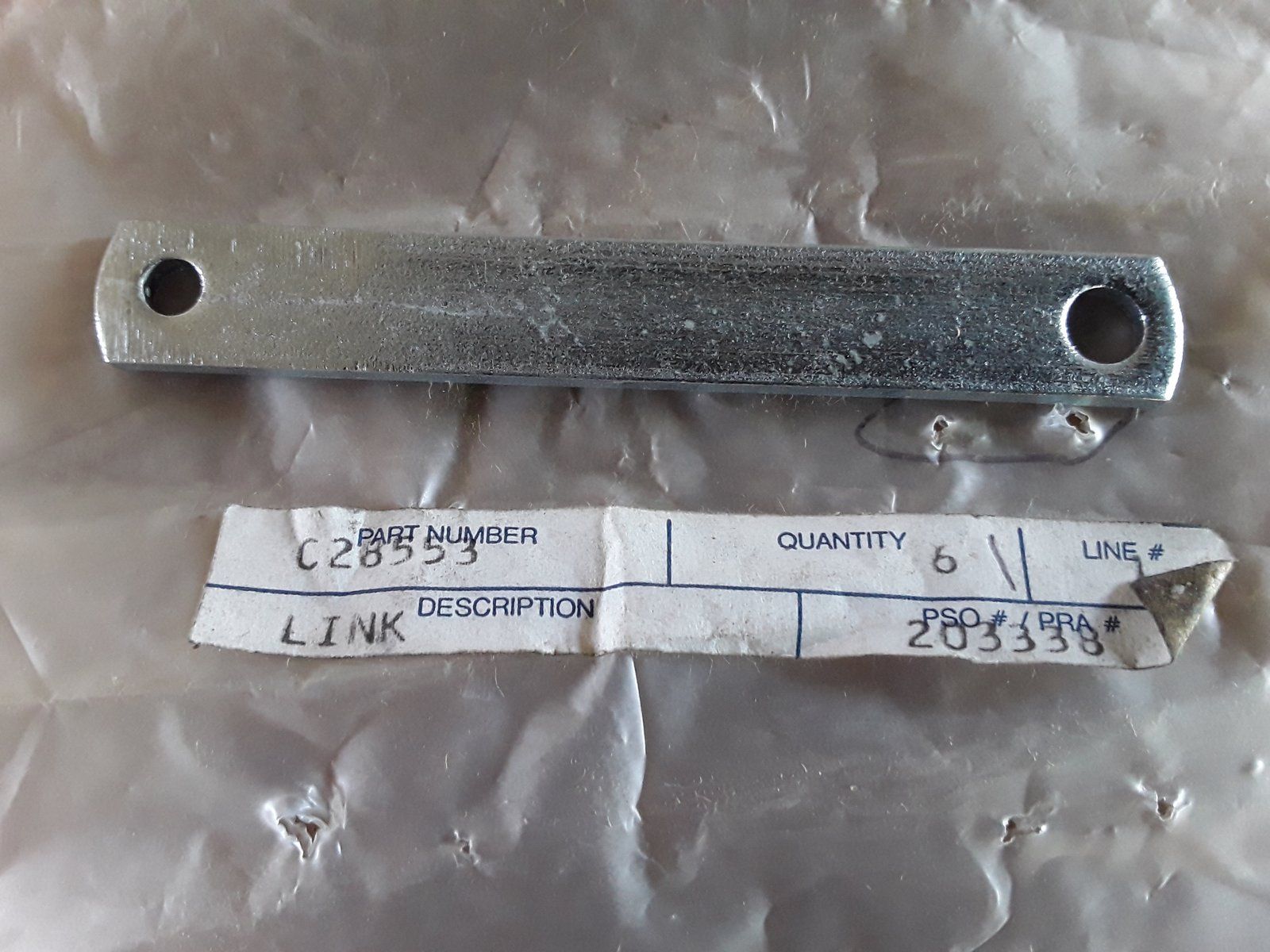 C28553 LINK-LEVER JIC H219006 - Ingersoll/Case Tractor Part