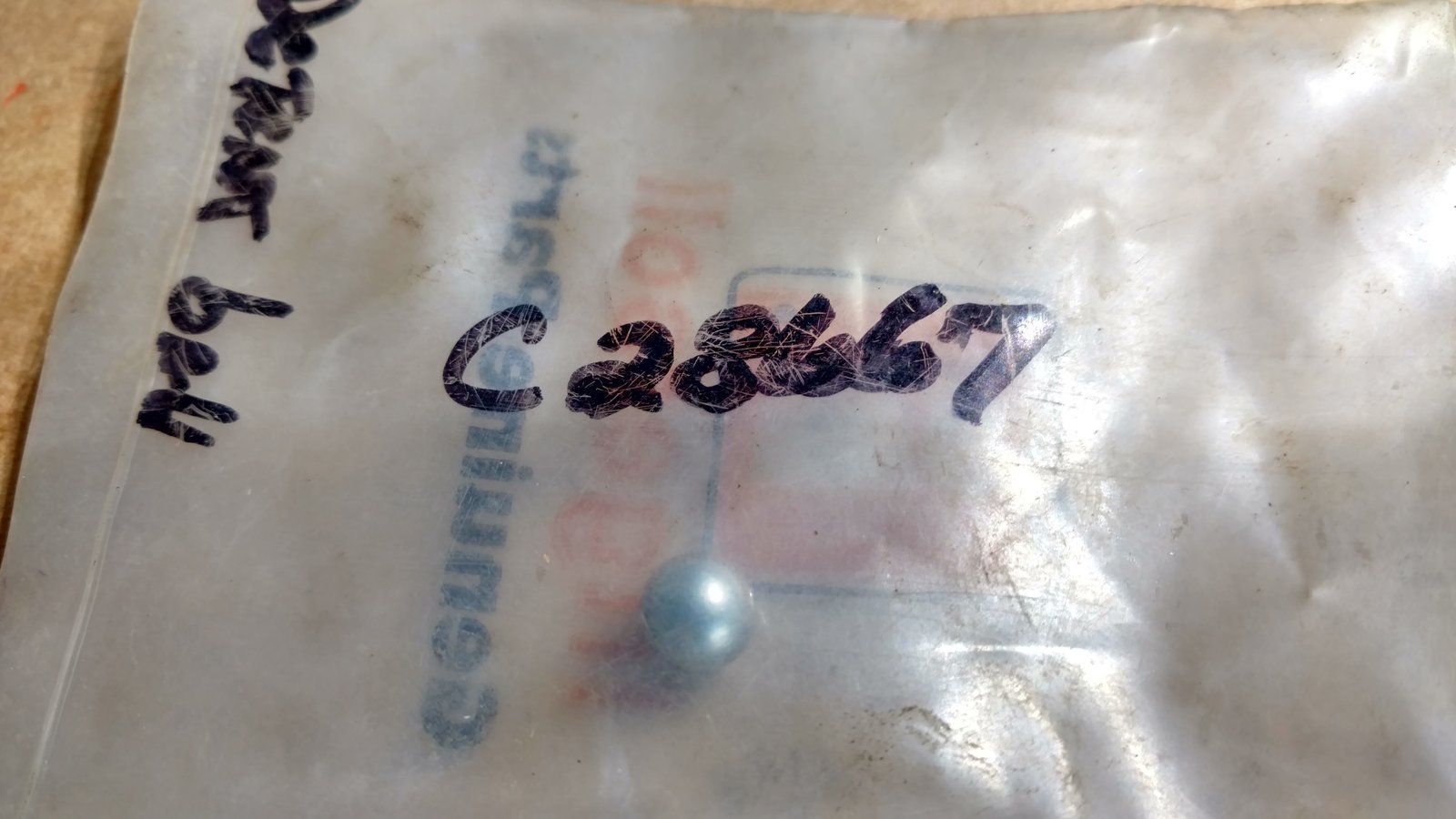 C28667 BALL - DETENT (C29241 TRANSAXLE) - Ingersoll/Case Tractor Part