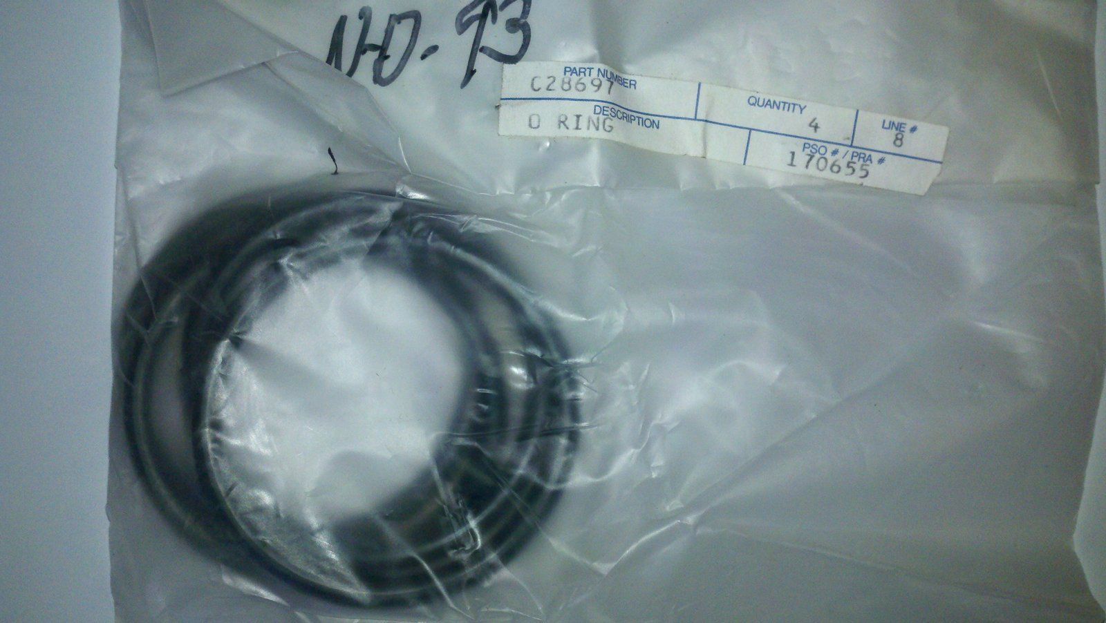 C28697 O-RING (LIFT CYLINDER) A30971 - Ingersoll/Case Tractor Part