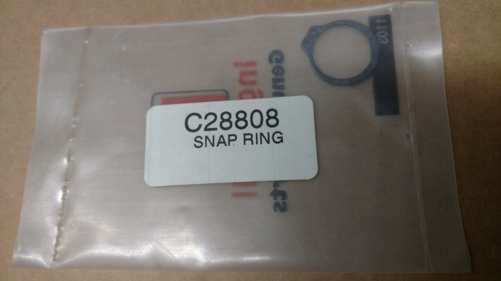 C28808 SNAP - RING - Ingersoll/Case Tractor Part