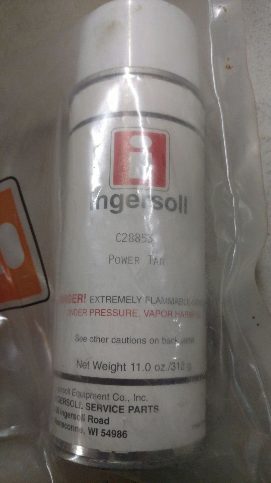 C28853 PAINT - PWR TAN - 12 OZ AEROSOL - Ingersoll/Case Tractor Part