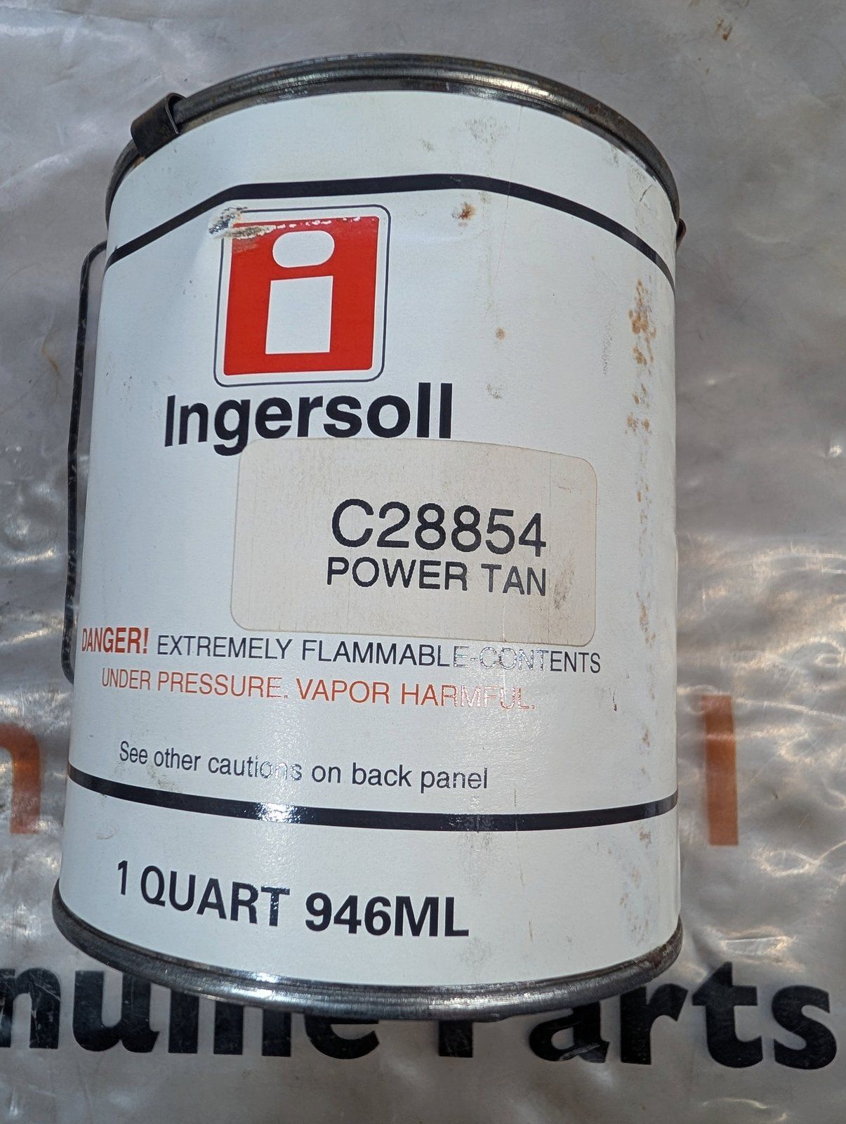 C28854 PAINT POWER TAN QUART - Ingersoll/Case Tractor Part